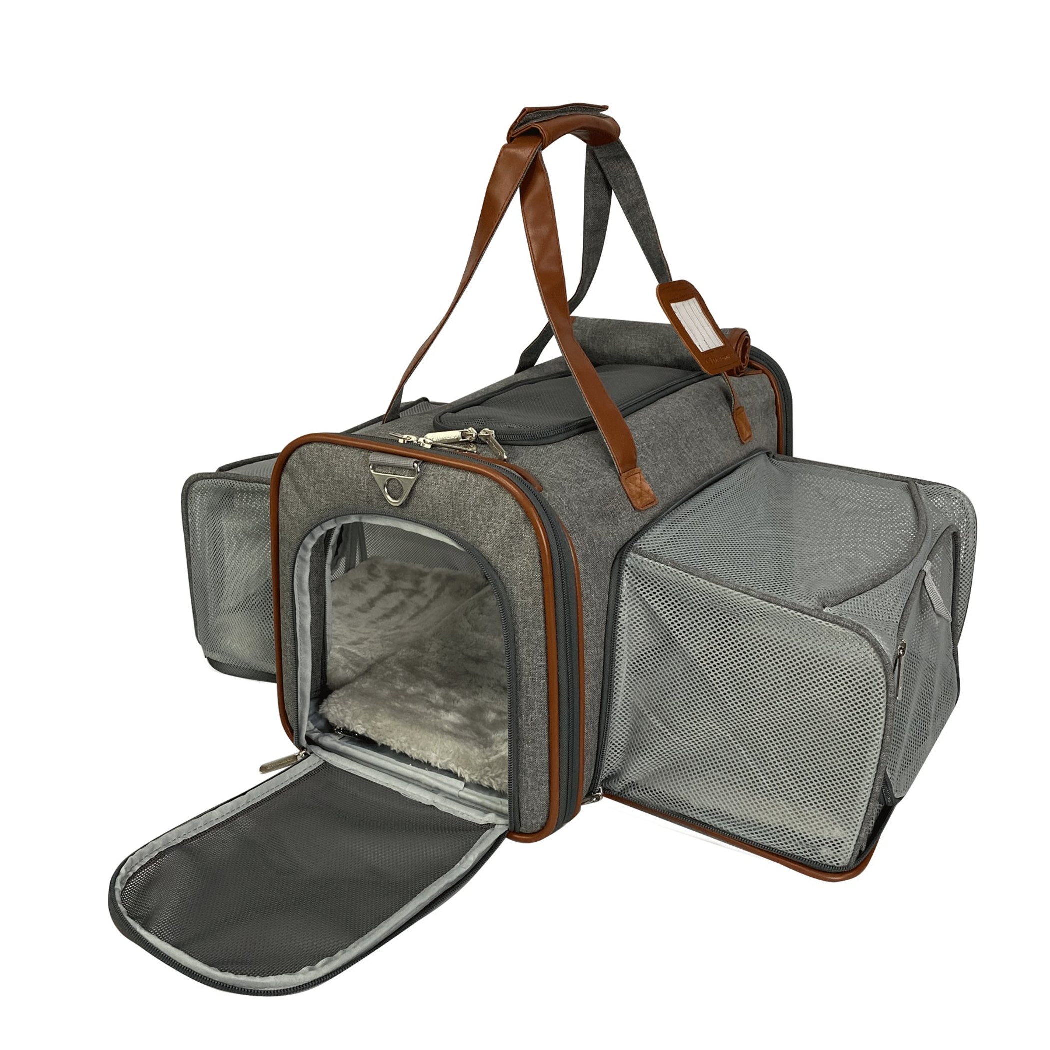 Mr. Peanut's Gold Series Standard Size Double Expandable Pet Carrier Image 1