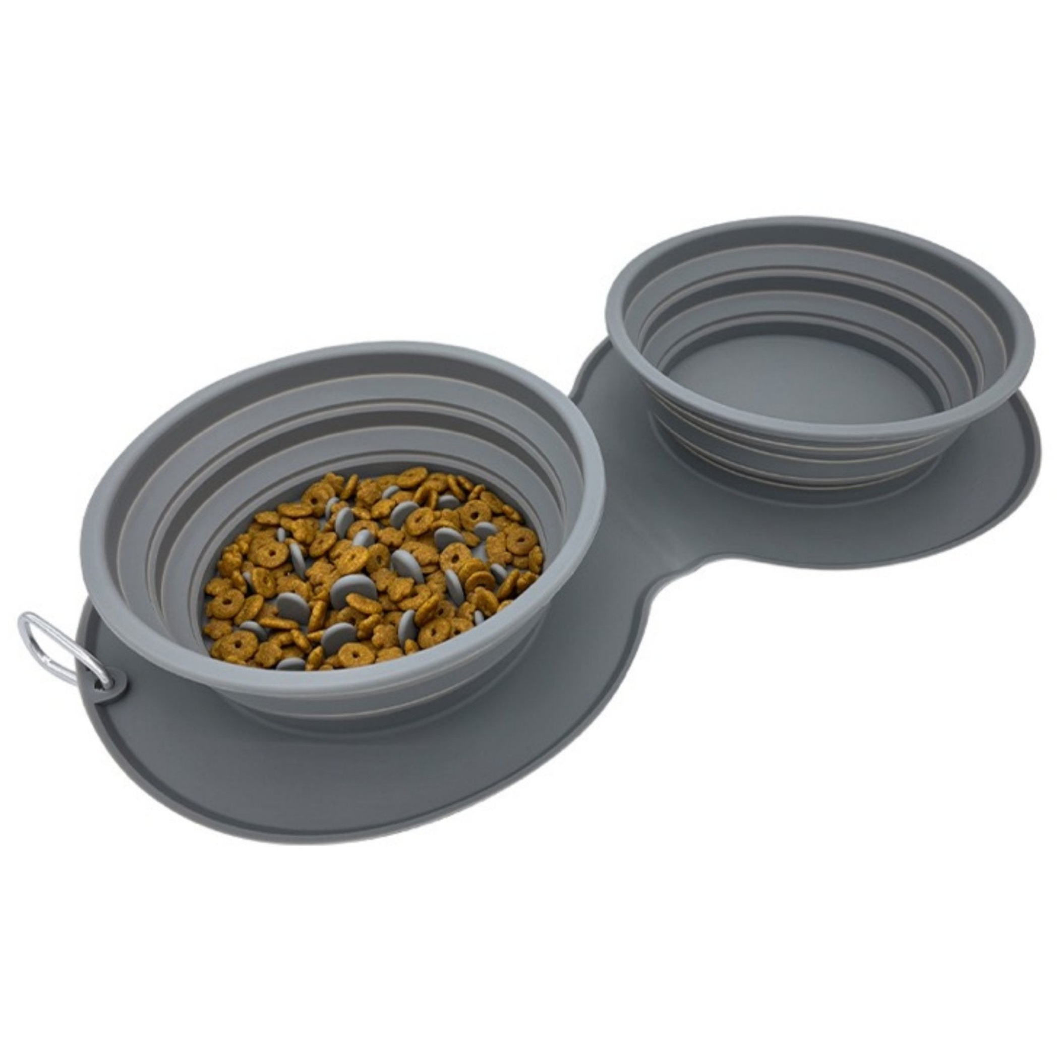 Pet Traveler Fold Up Dual Feeder Image 1