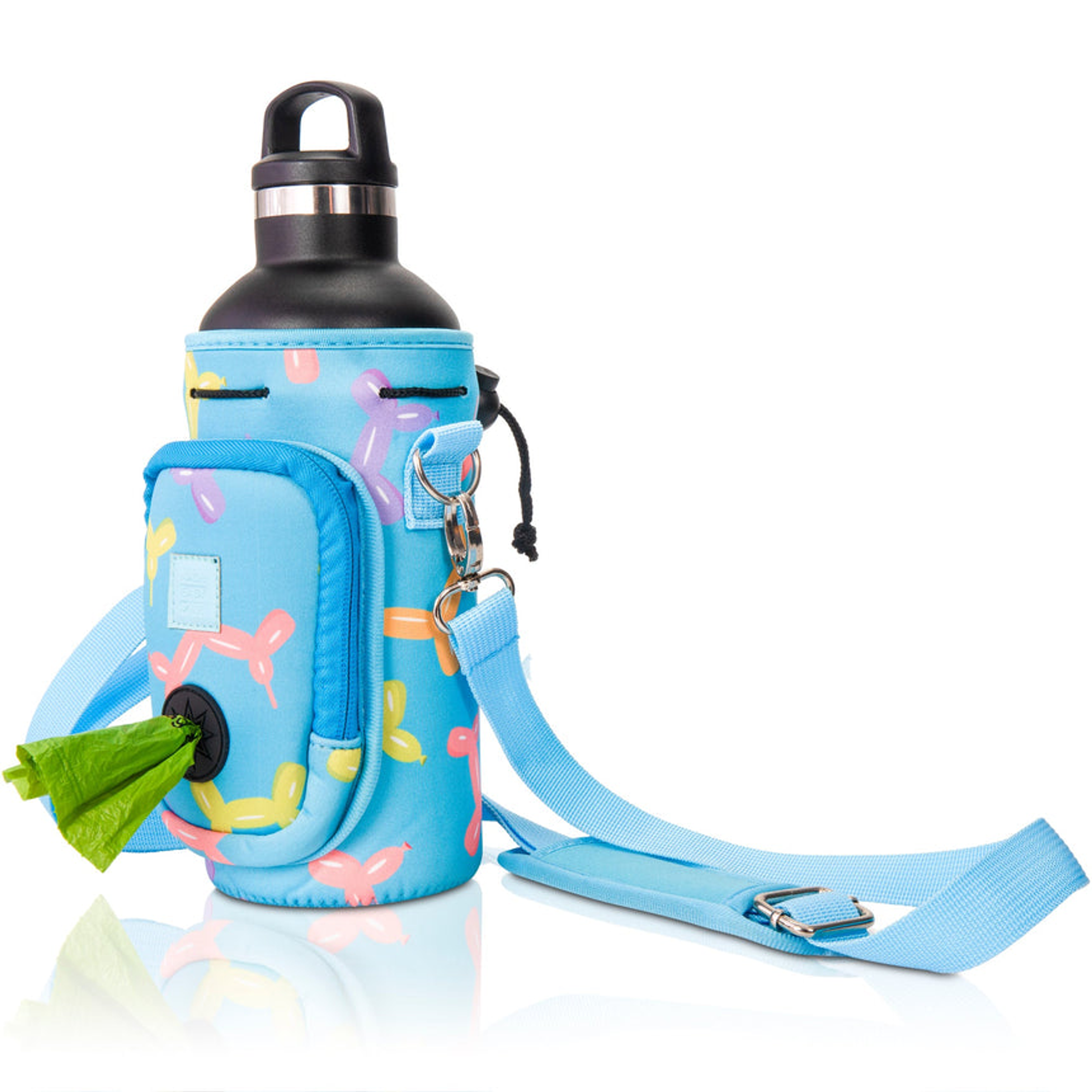 Made Easy Kit Water Bottle Carrier w/Pocket for Dog Poop Bag Image 1