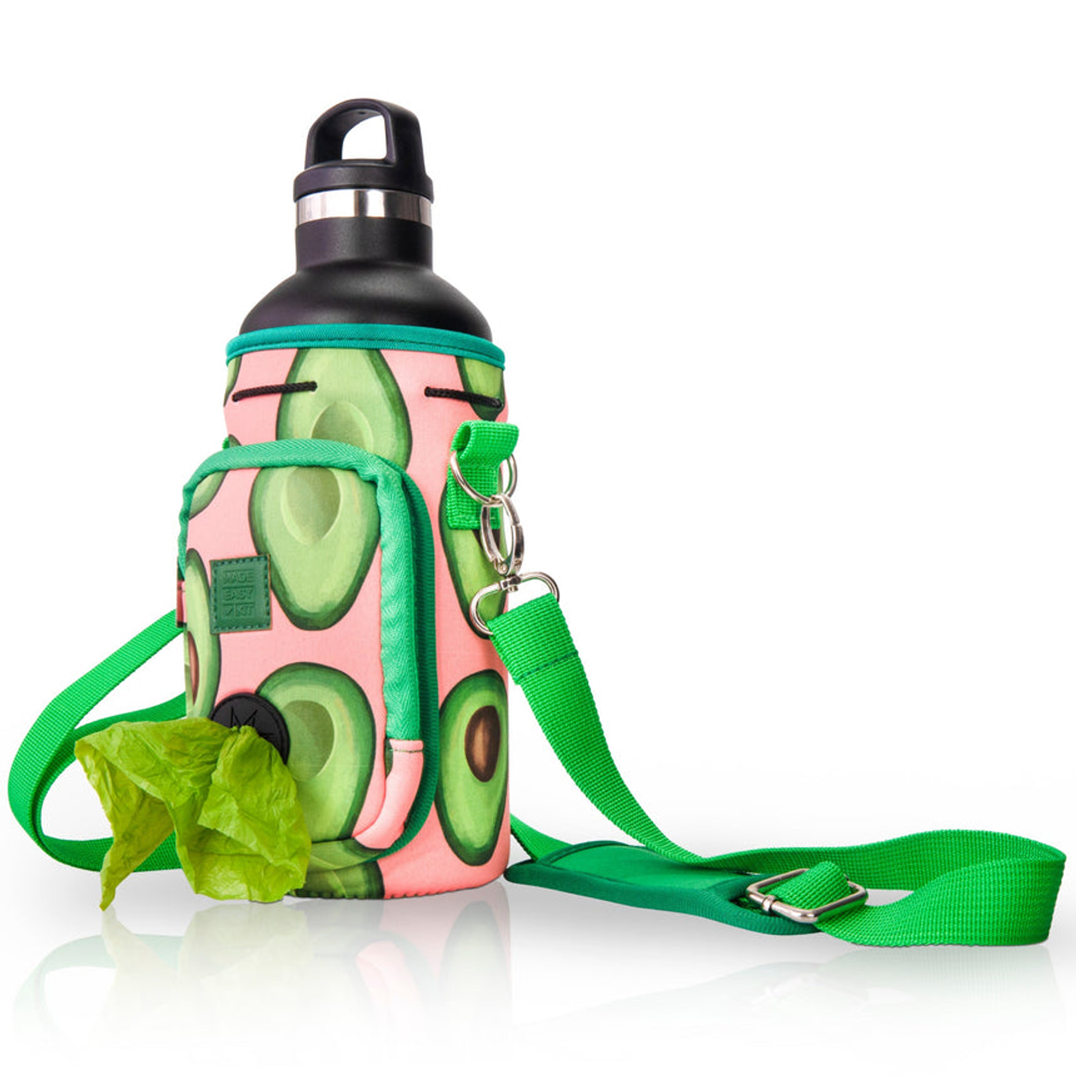 Made Easy Kit Water Bottle Carrier w/Pocket for Dog Poop Bag Image 1