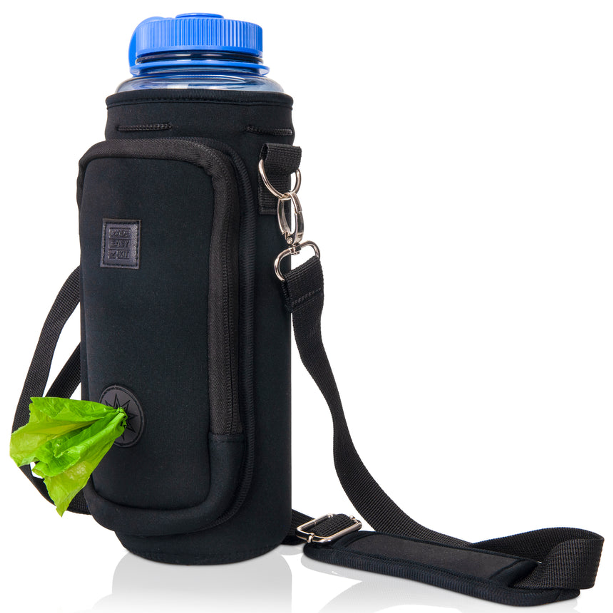 Made Easy Kit Water Bottle Carrier w/Pocket for Dog Poop Bag Image 1
