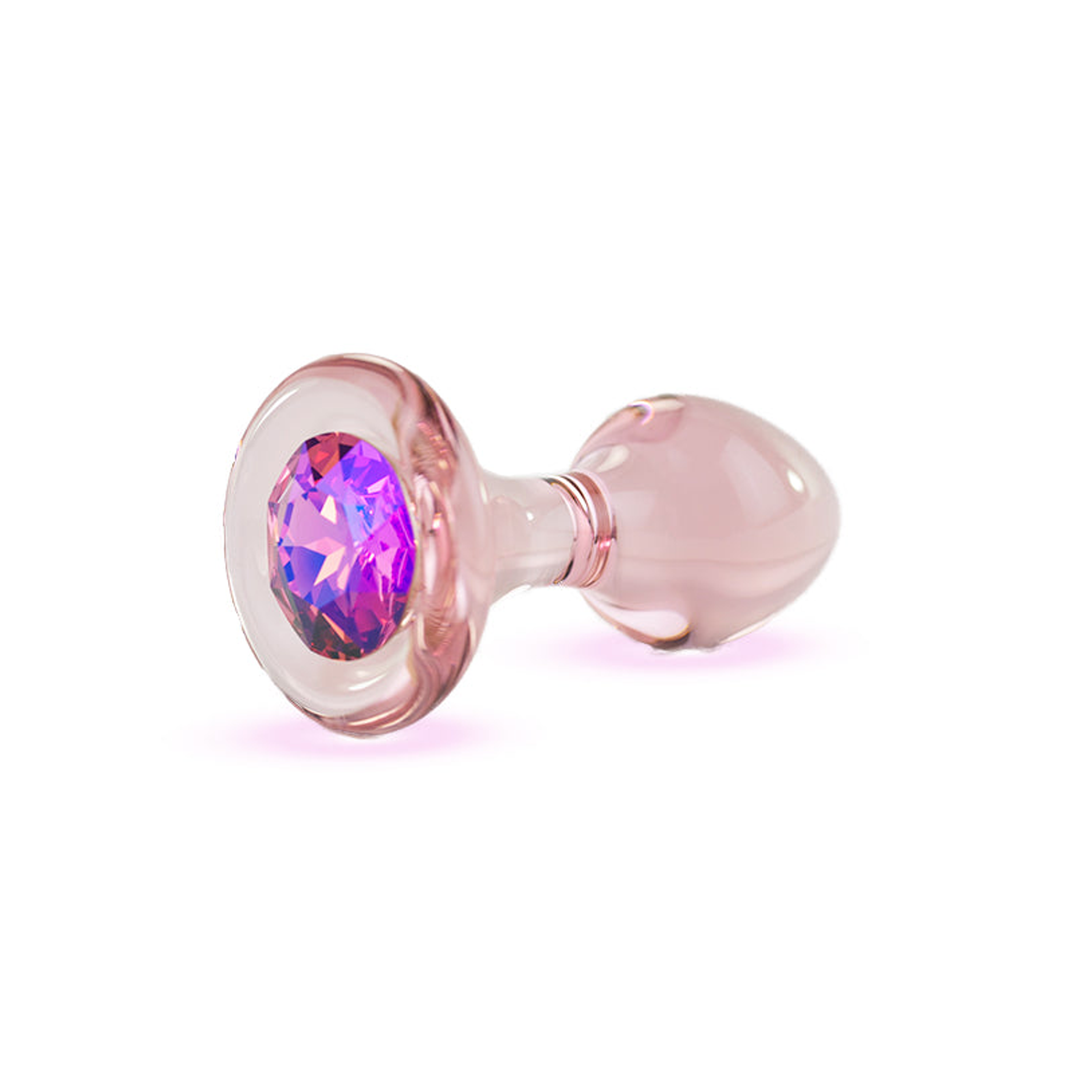 Colors Against Cancer Glass Anal Plug