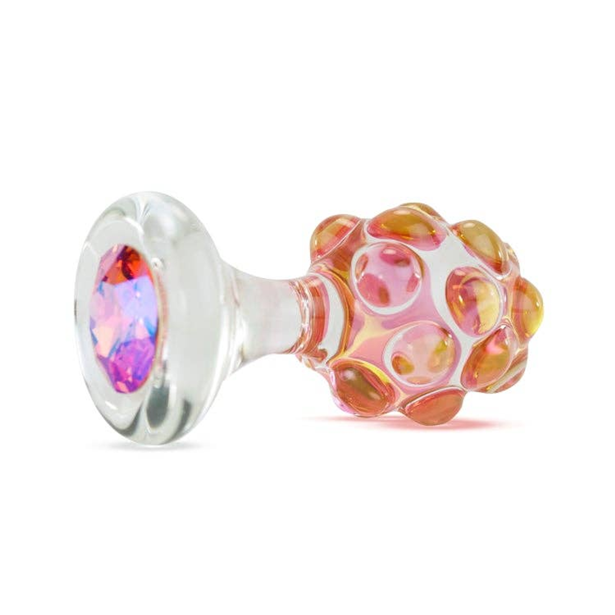 Pineapple Delight Luxury Glass Anal Plug