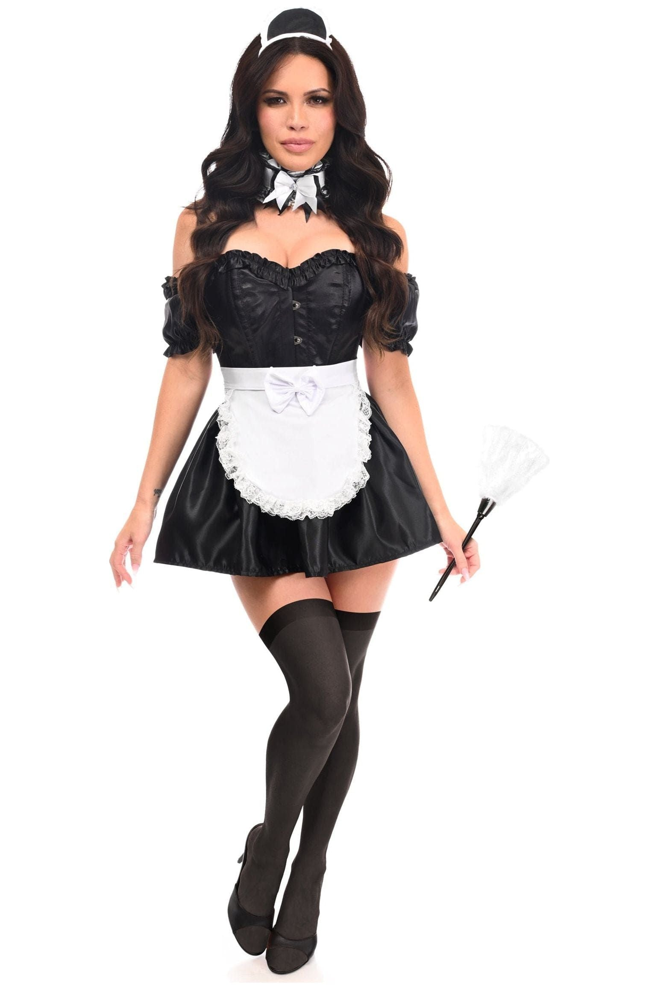 Frisky French Maid Corset Costume