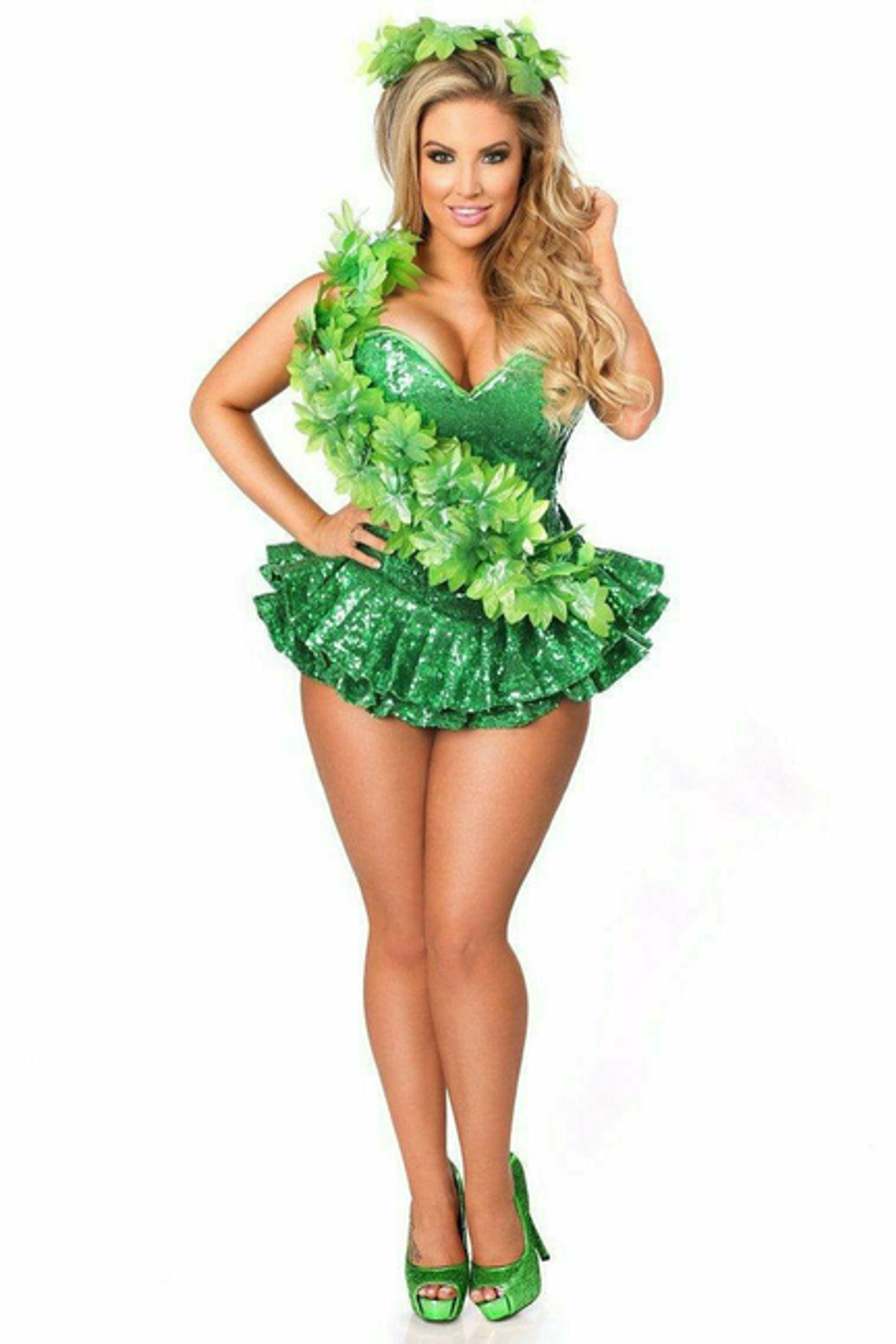 Premium Ivy Vixen Corset Costume
