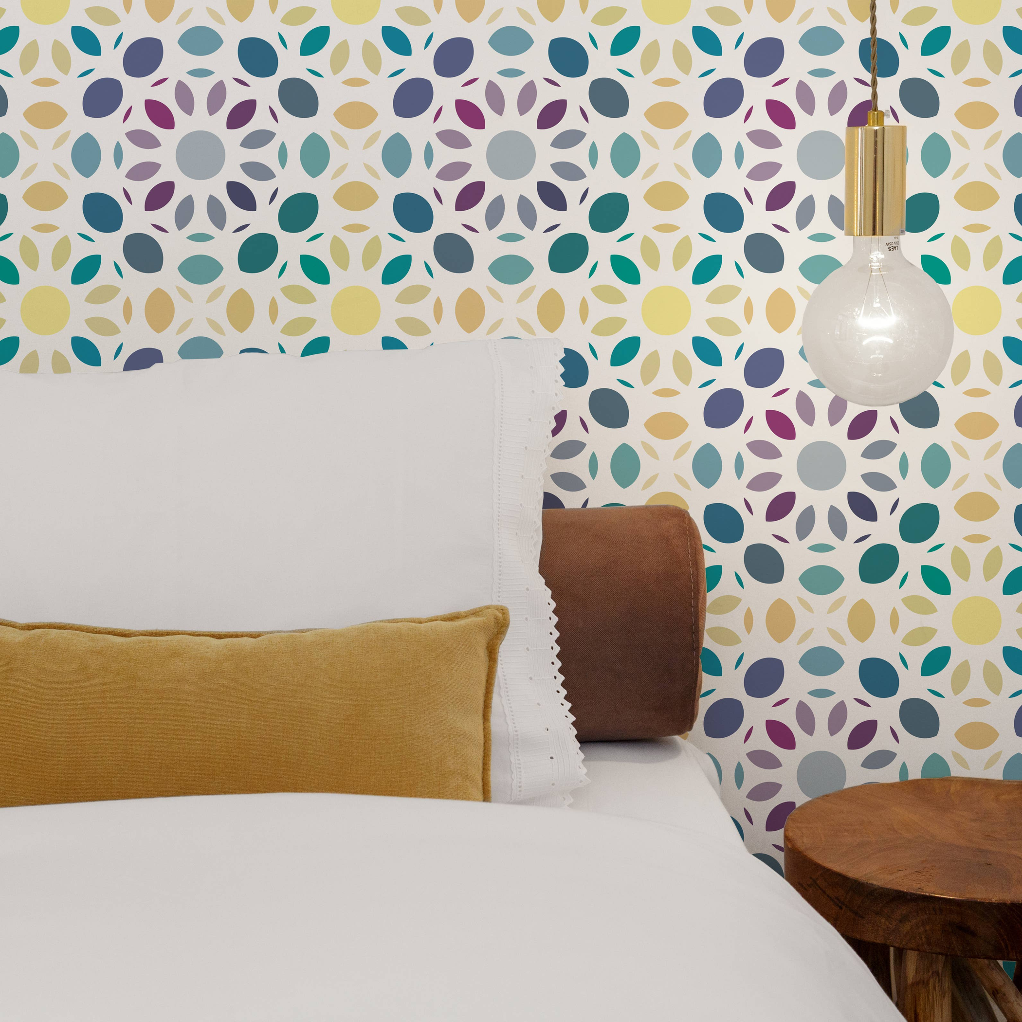 Papel Tapiz de Vinilo Autoadhesivo Texturizado Impermeable Uso Interior Resistente al Agua Hasta 180 Grados Fahrenheit Reutilizable Hasta 100 Veces
