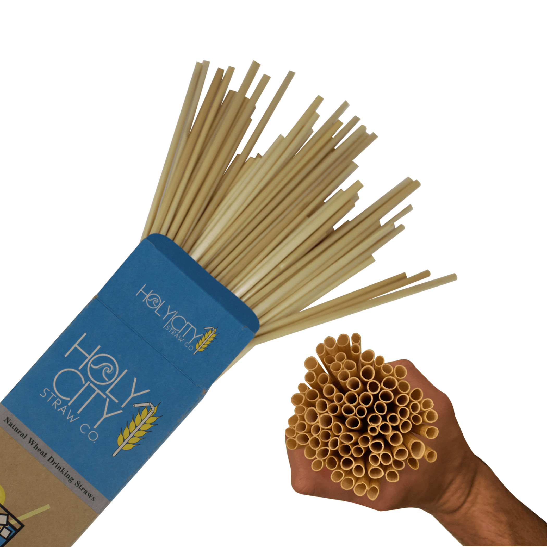 Cocktail Wheat Stem Drinking Straws