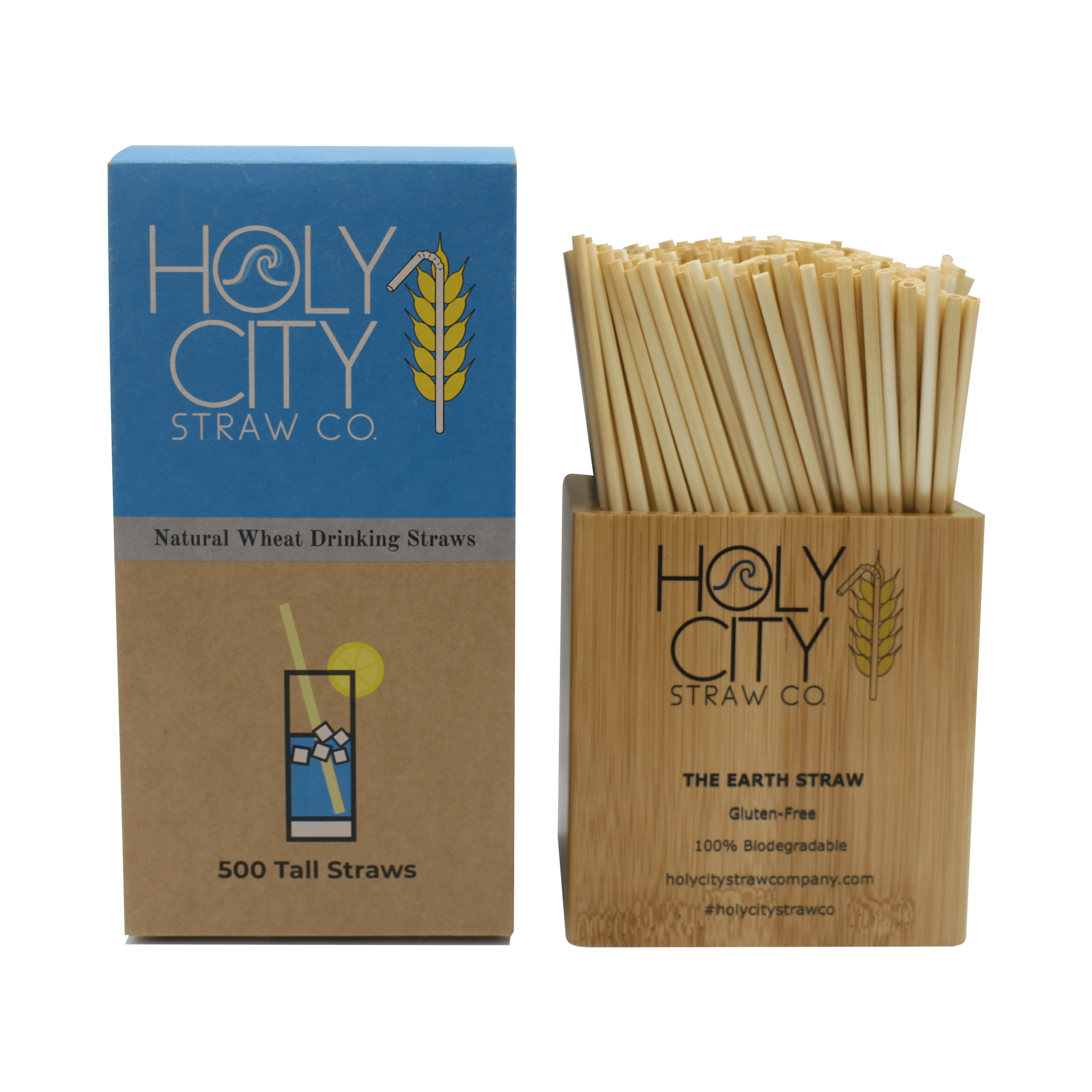 Tall Wheat Stem Drinking Straws