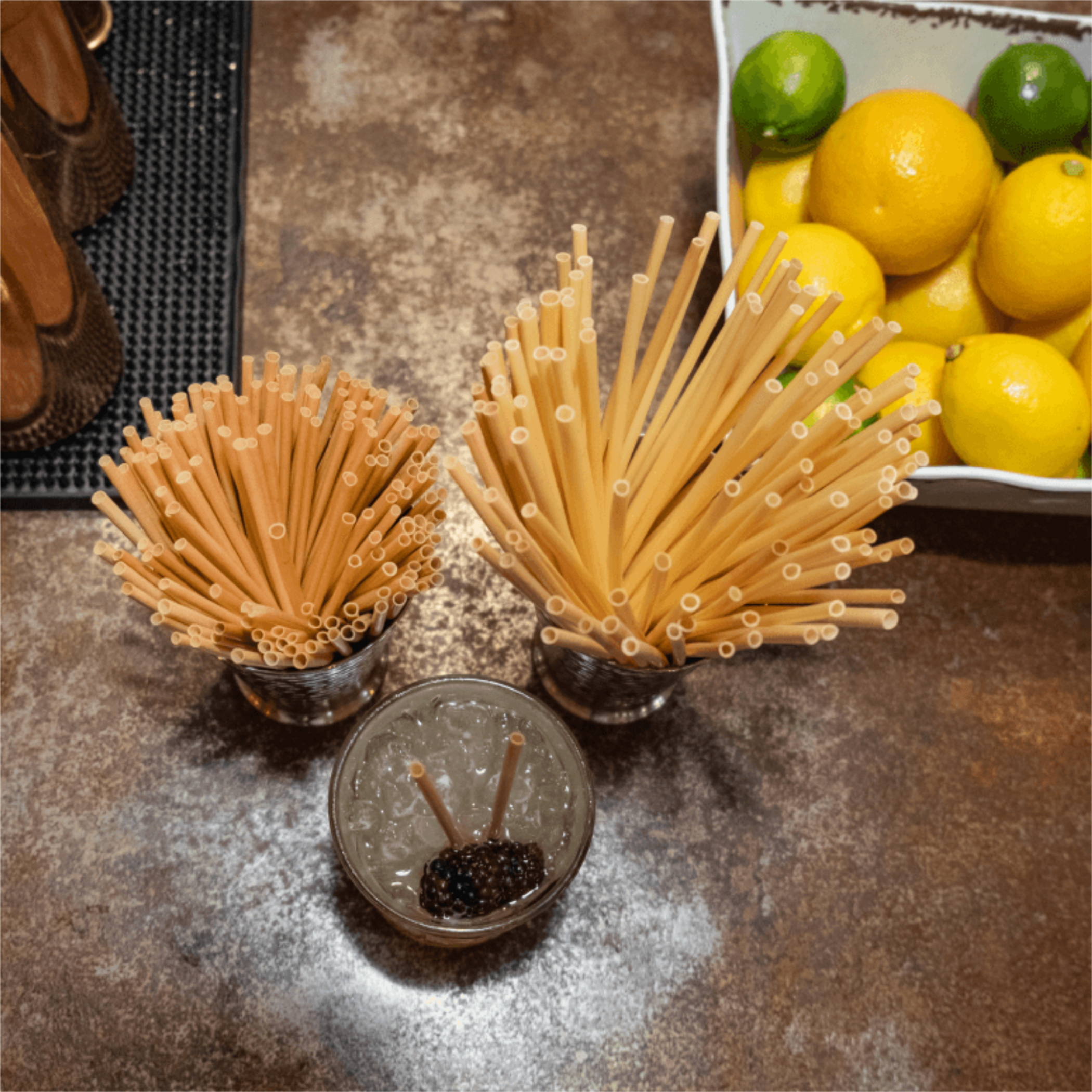 Tall Wheat Stem Drinking Straws