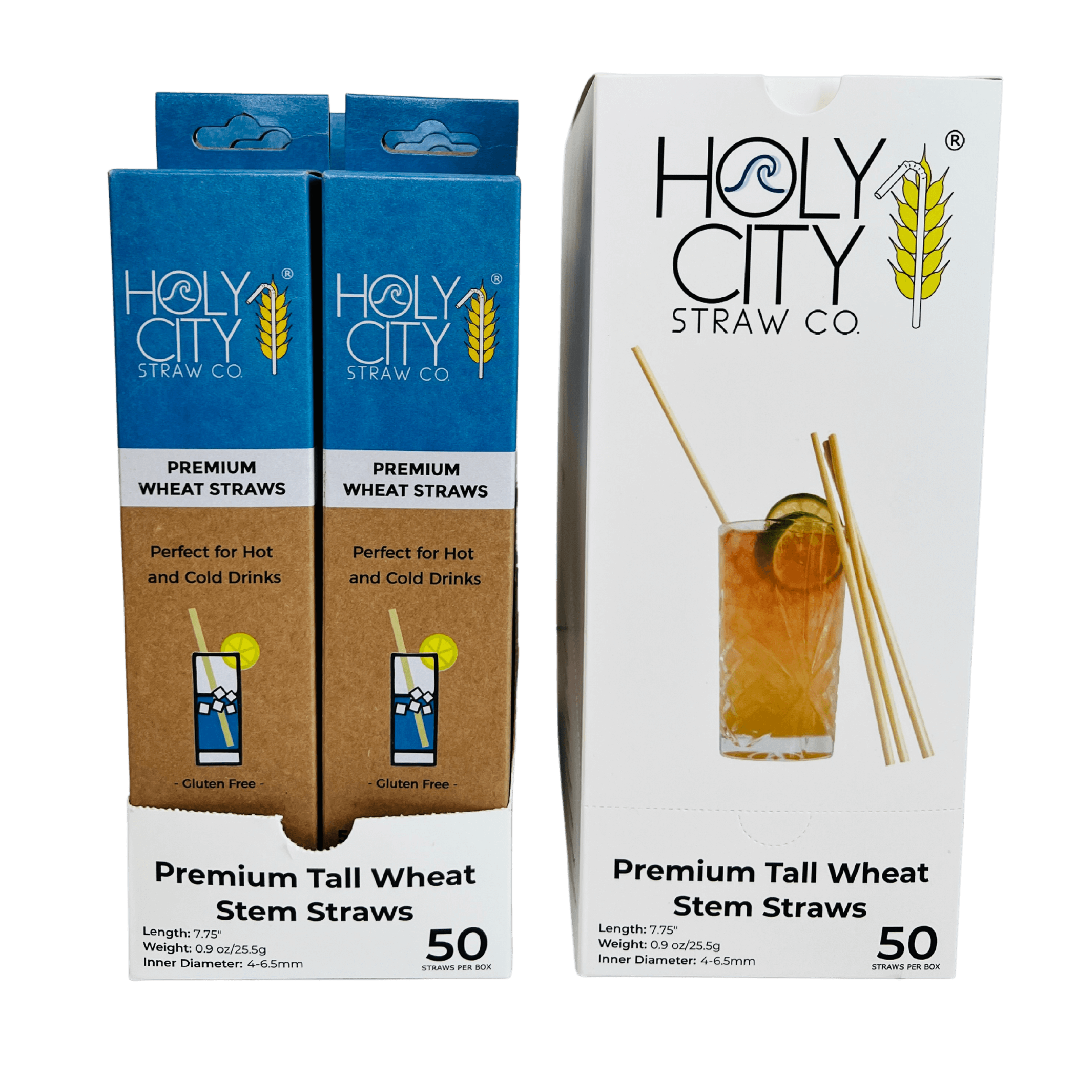 Tall Wheat Drinking Straws