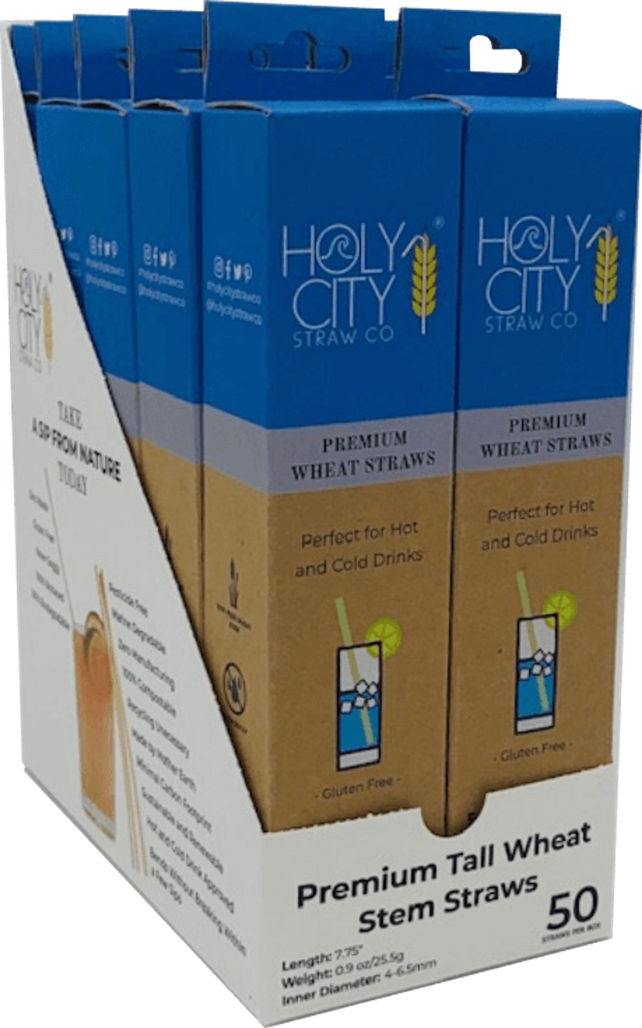 Tall Wheat Drinking Straws