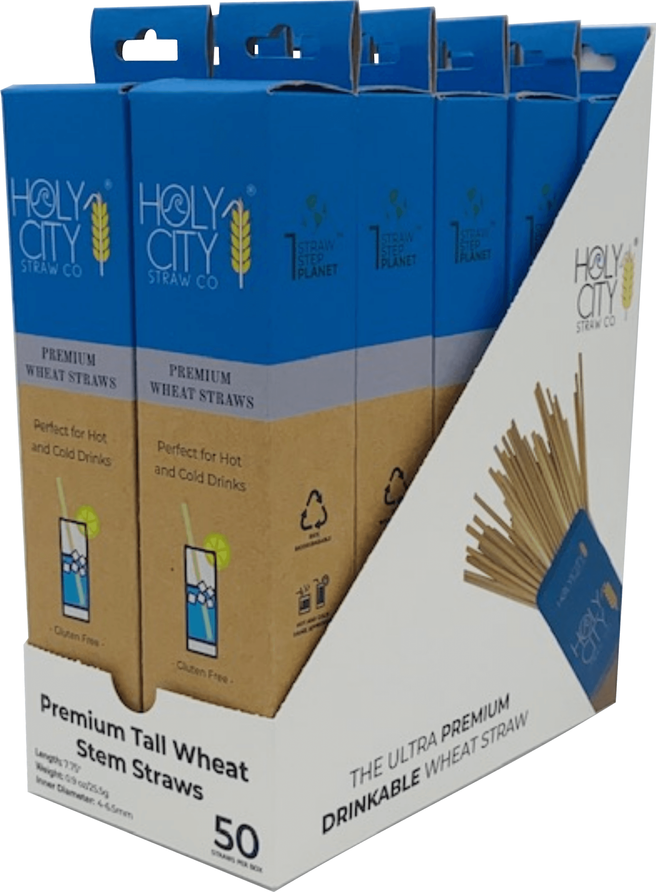 Tall Wheat Drinking Straws