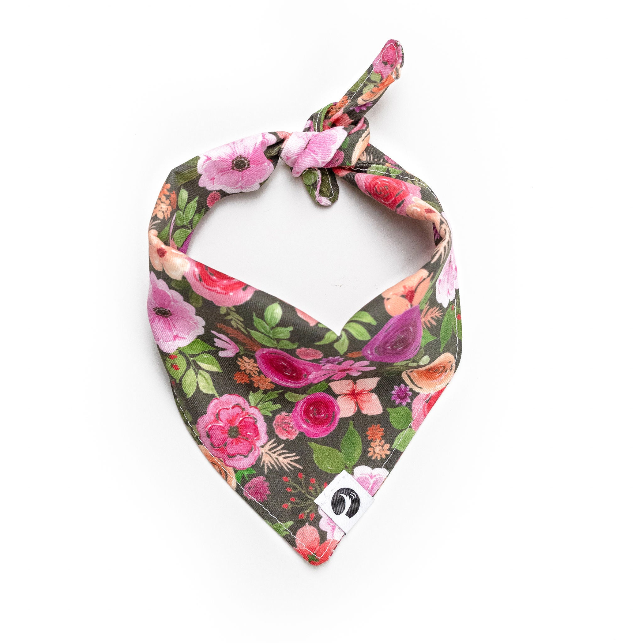 Mulberry Bouquet Dog Bandana Image 1