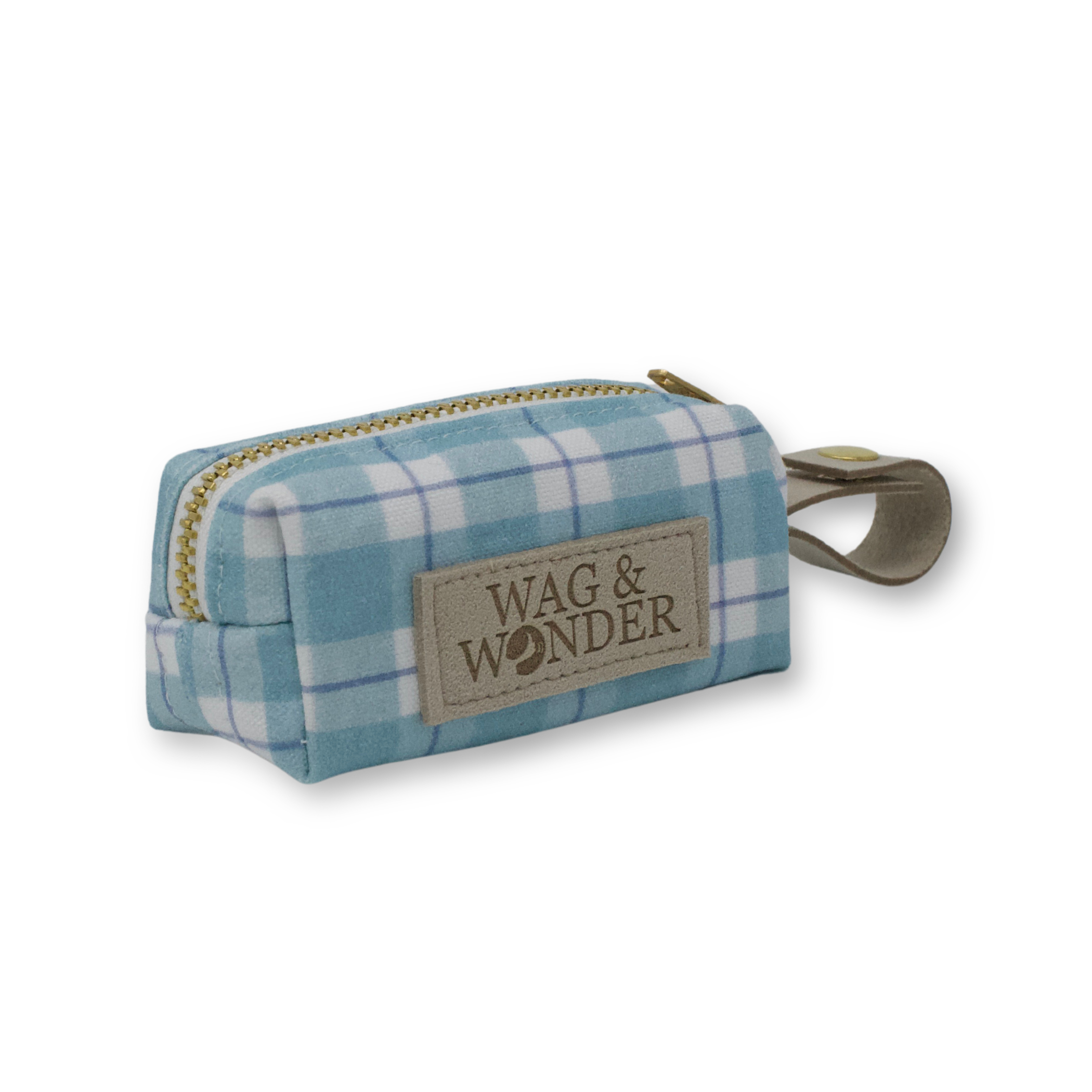 Seaside Plaid Waste Bag Holder Image 1