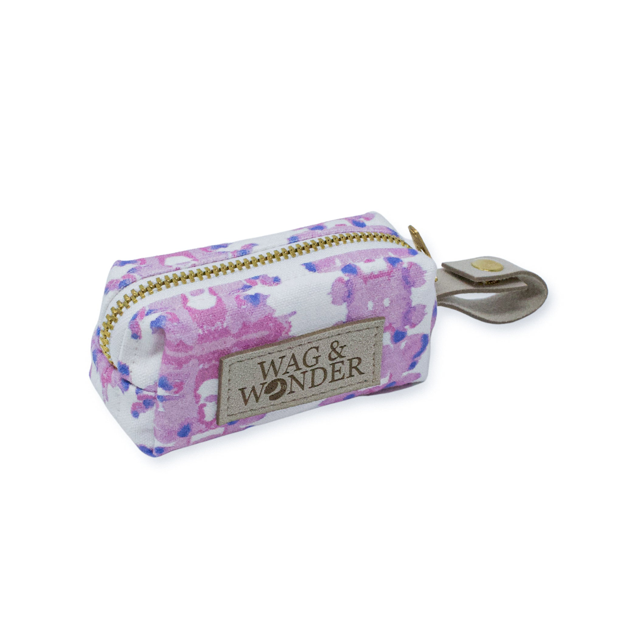 French Lavender Ink Blot Waste Bag Holder Image 1