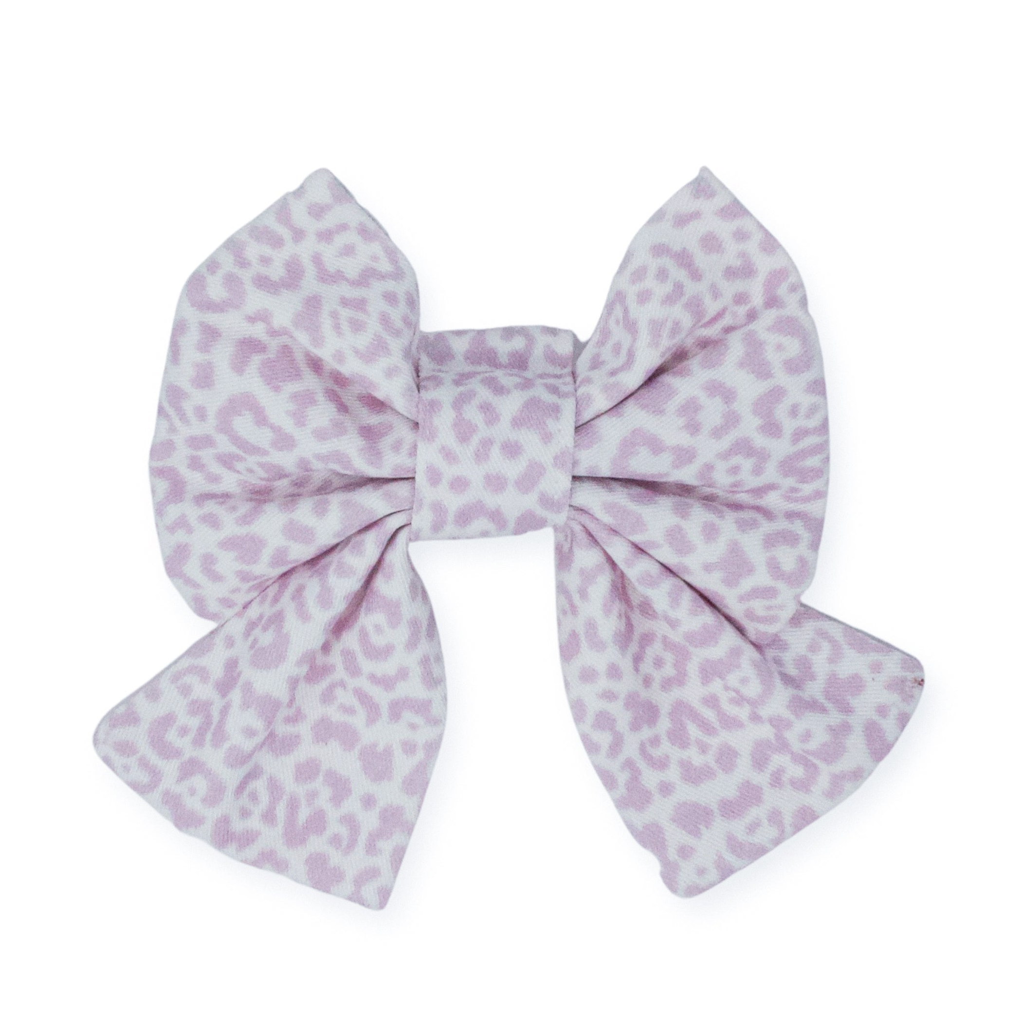 French Lavender Rosette Sailor Dog Bow Image 1