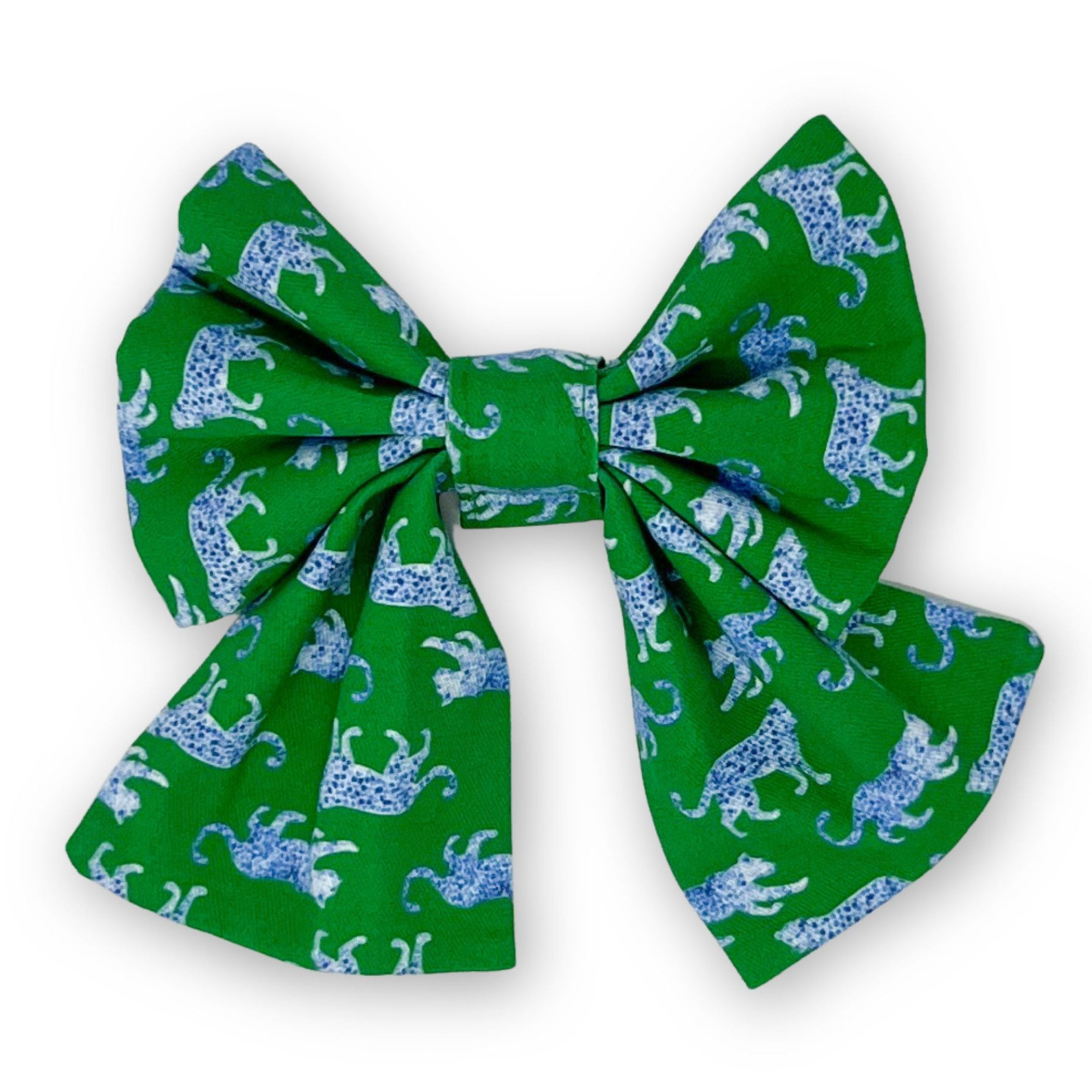 Leopard Parade Sailor Dog Bow Image 1