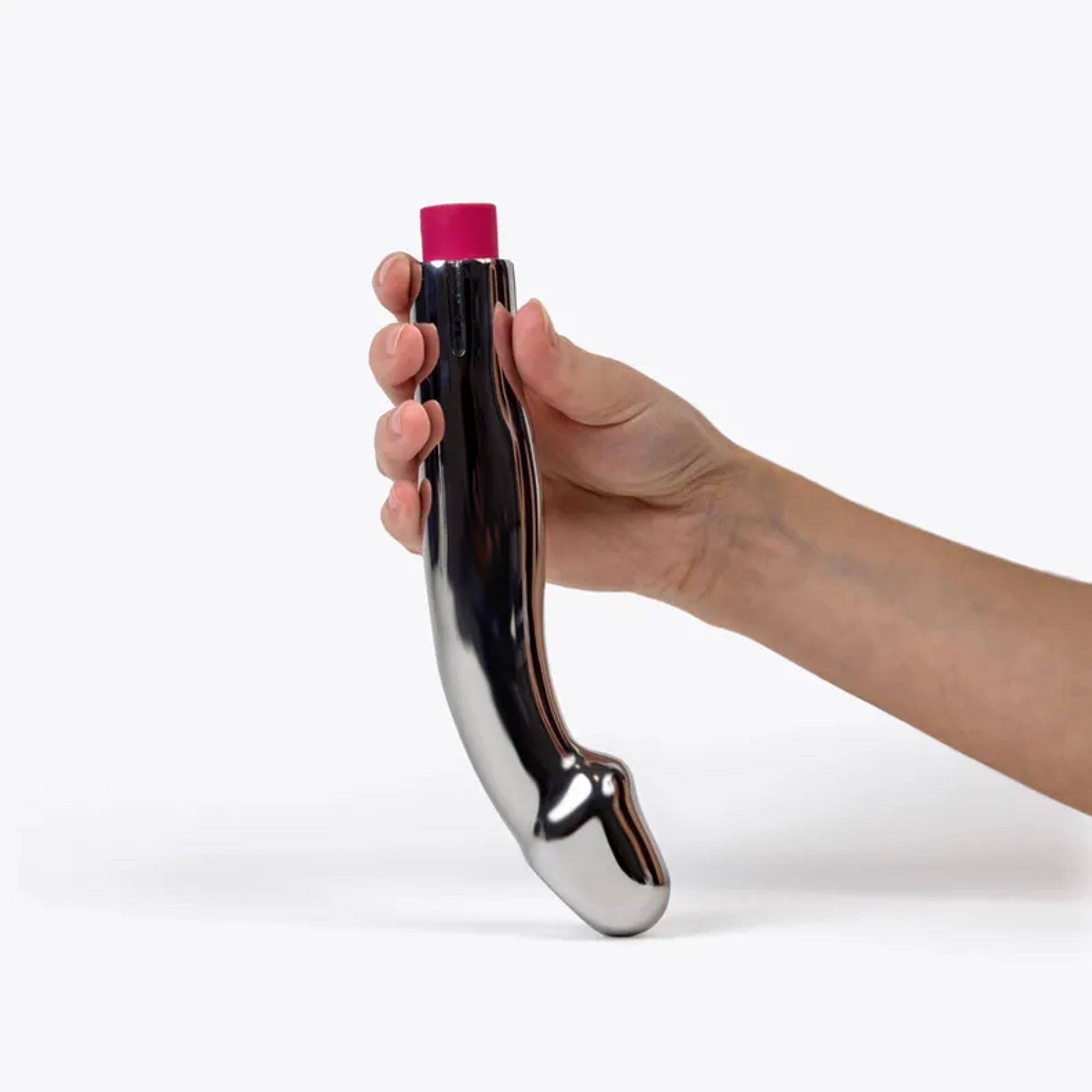 Capo Metal Vibrating Dildo