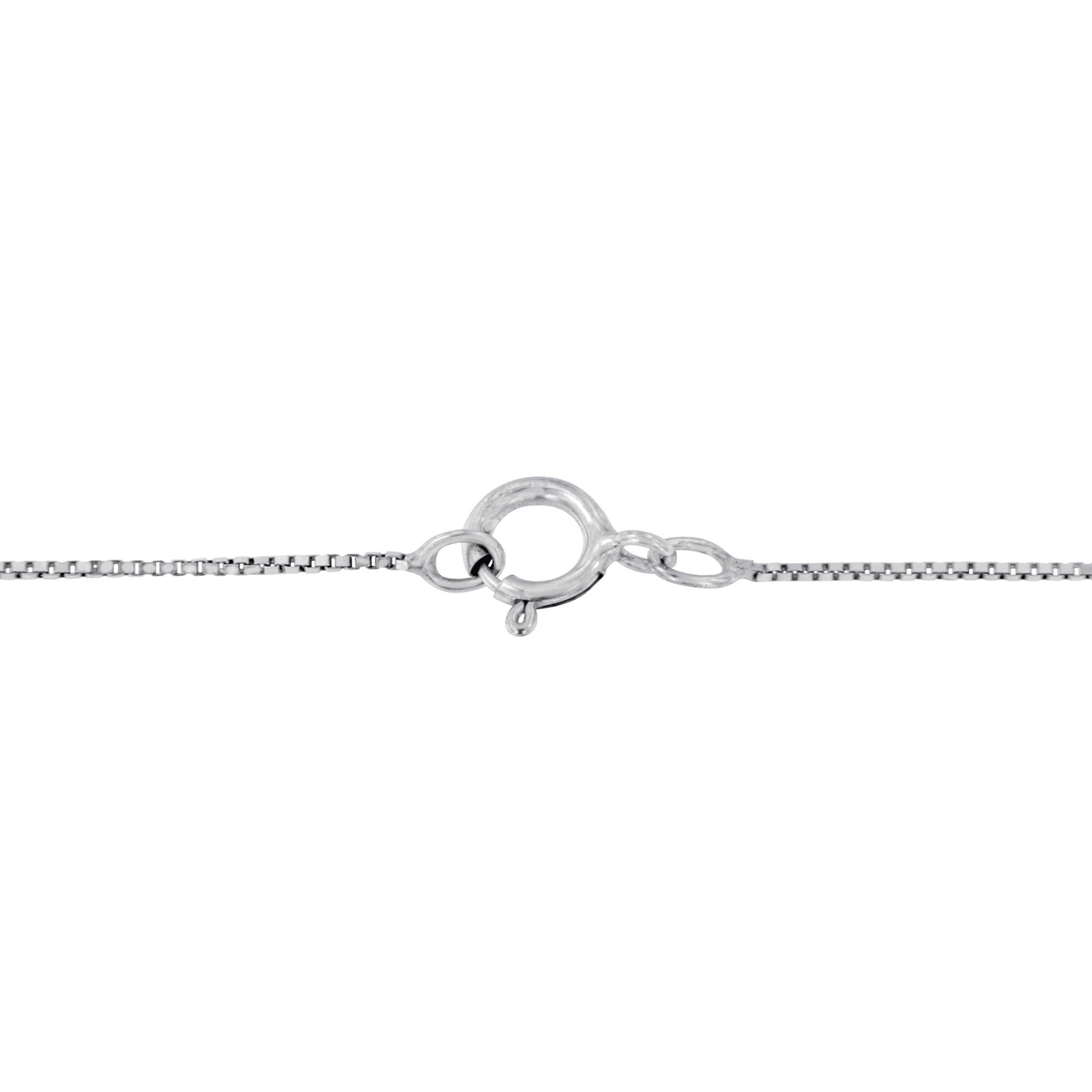 Jewelry Cross Pendant Necklace 18 Inch Box Chain 1 1/2 Inch Round Shape Diamond 3 0 Cttw J K Color I2 I3 Clarity Sterling Silver