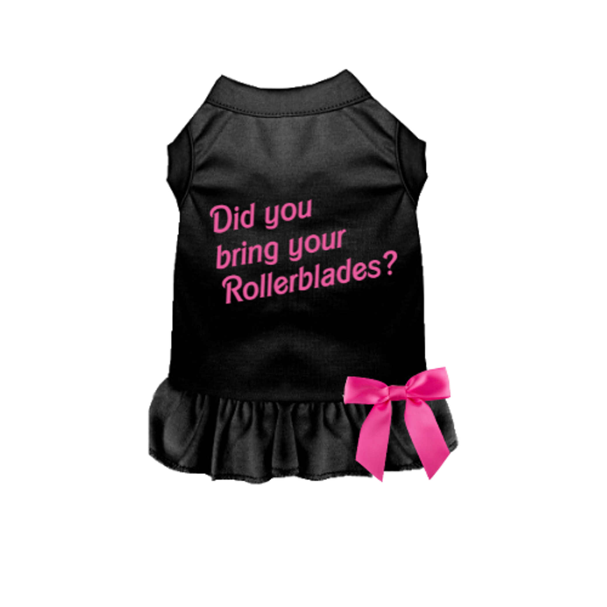 Did You Bring Your Rollerblades? Dog Dress Image 1