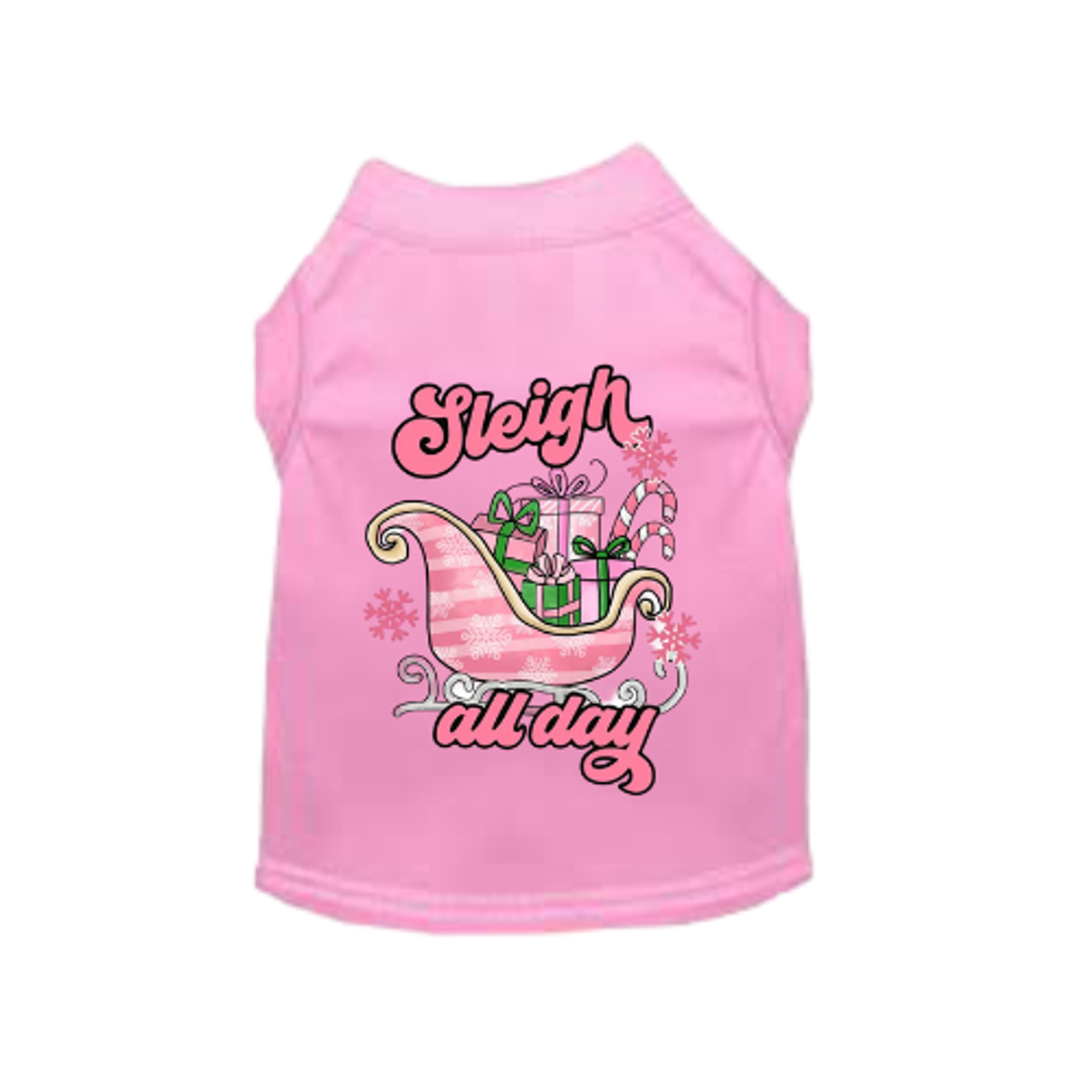 Sleigh All Day - Dog Shirt Image 1