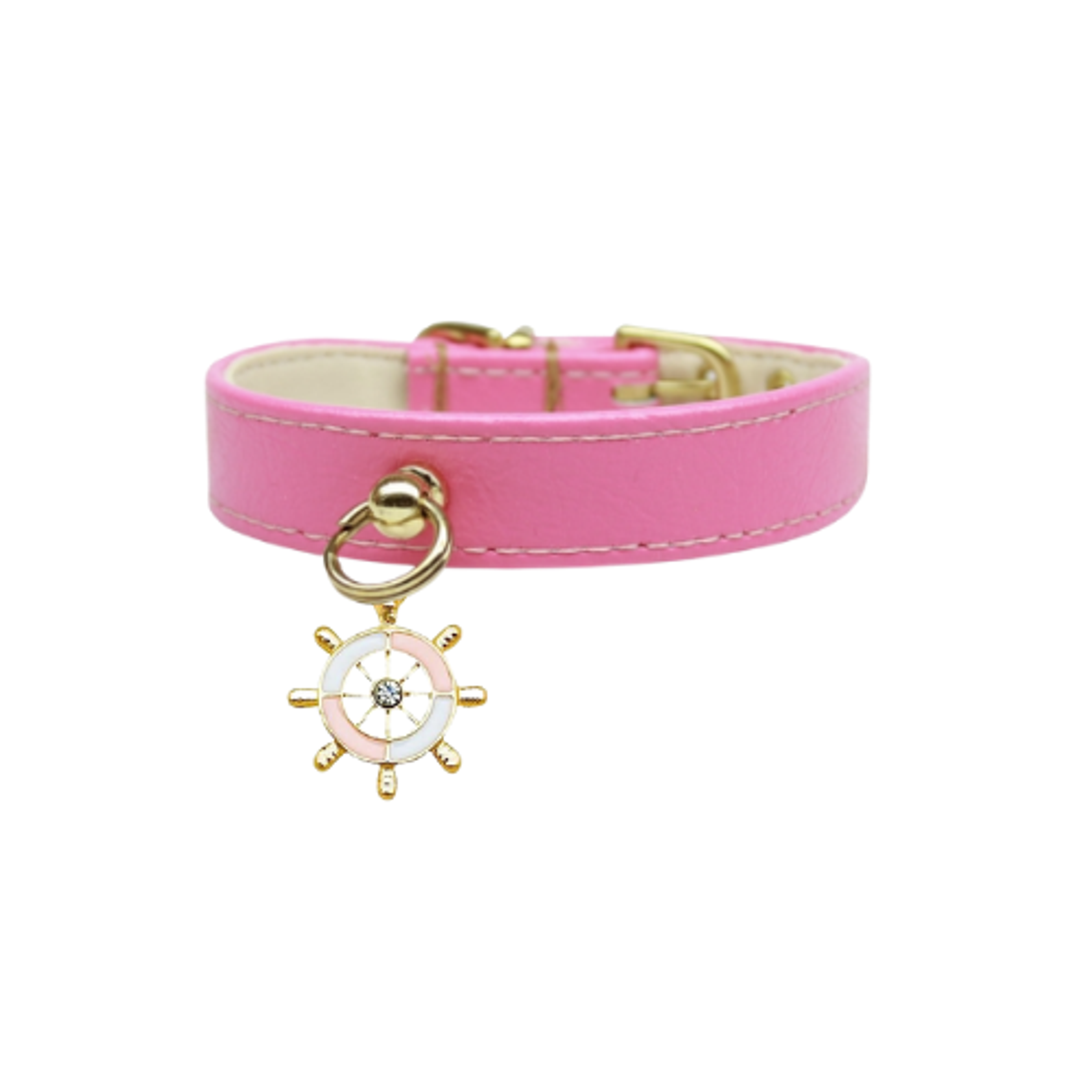 Nautical Dog Charm Collar Image 1
