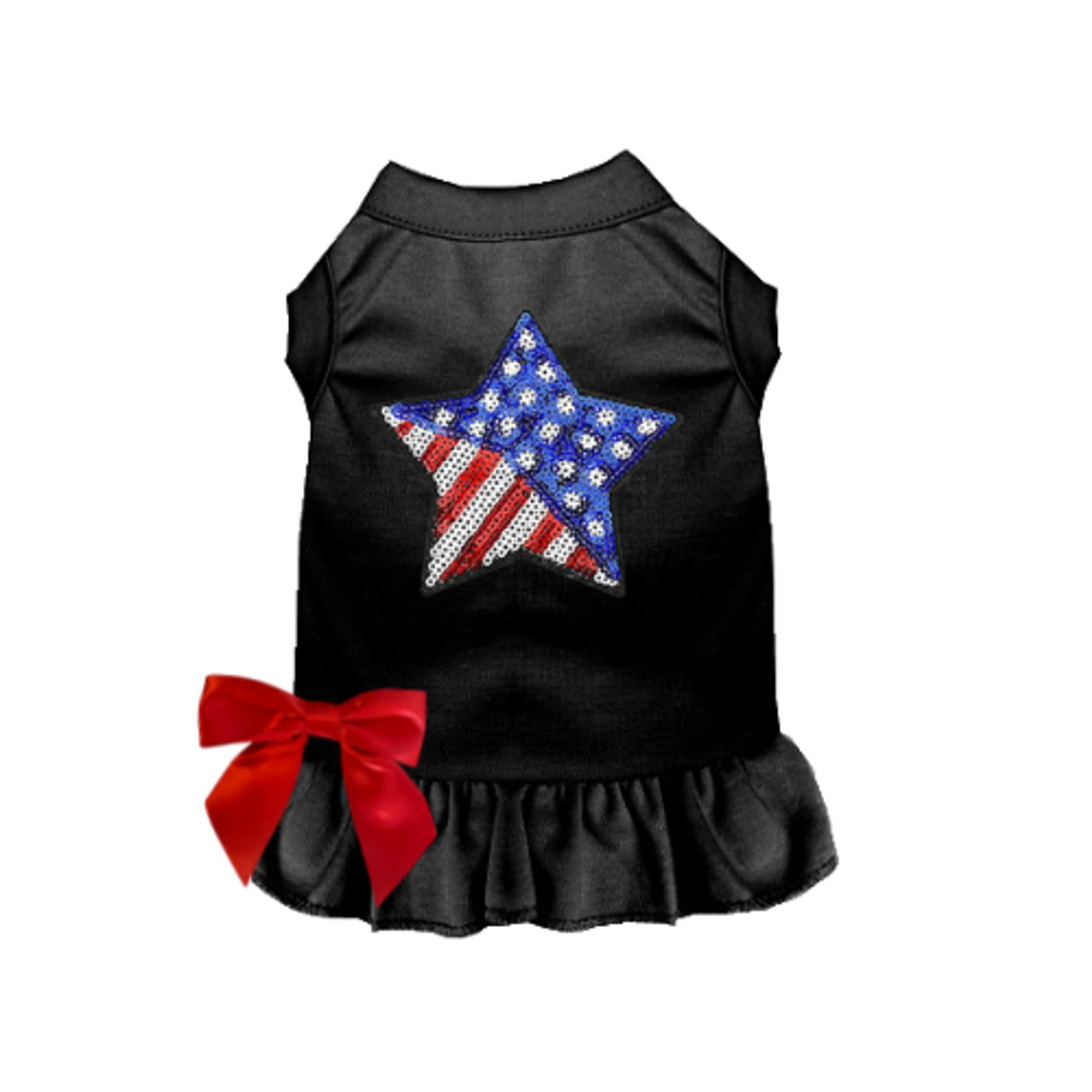 Patriotic Star Dress/Tee Image 1