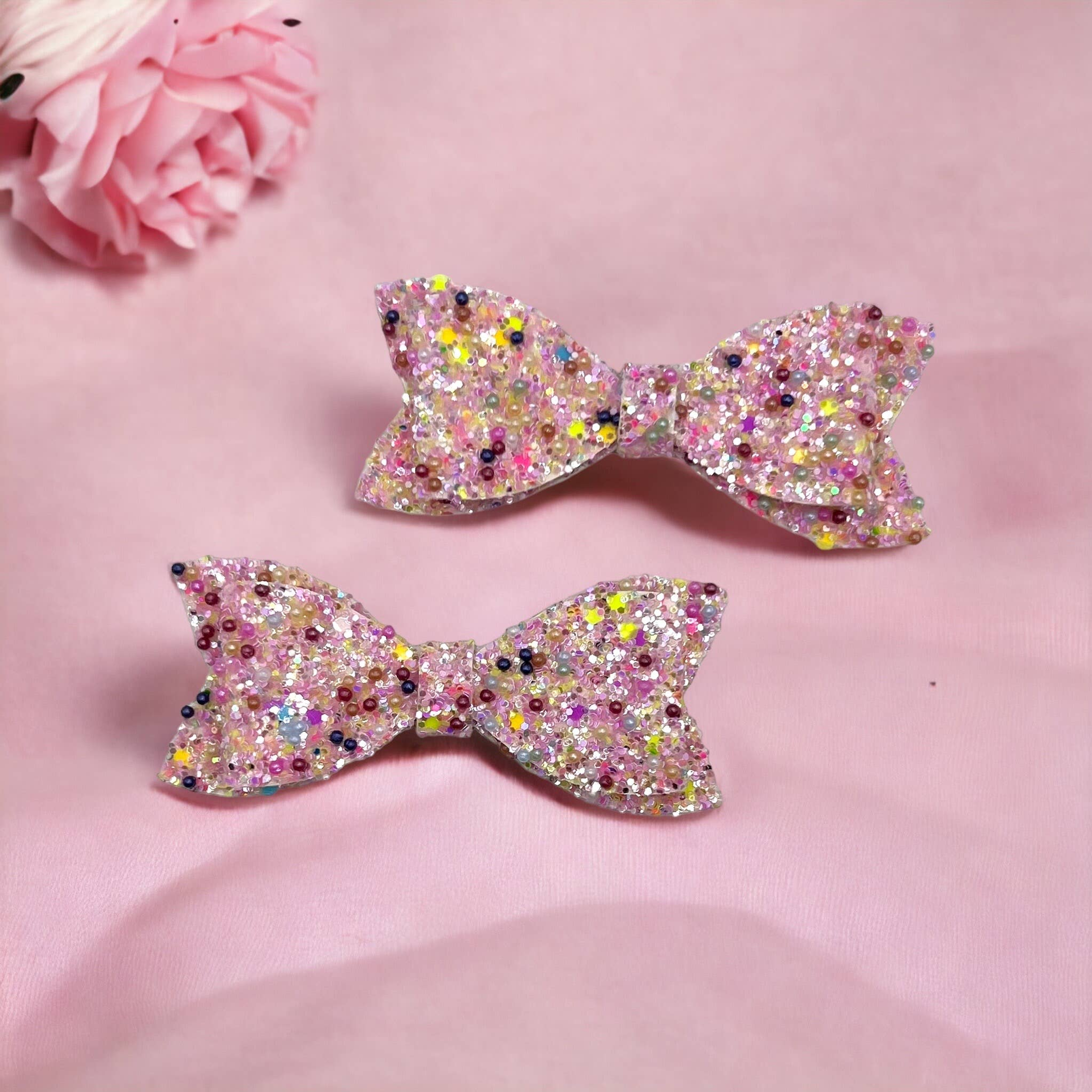 Pearl Caviar Beaded Dog Barrette - Limited Edition Image 1