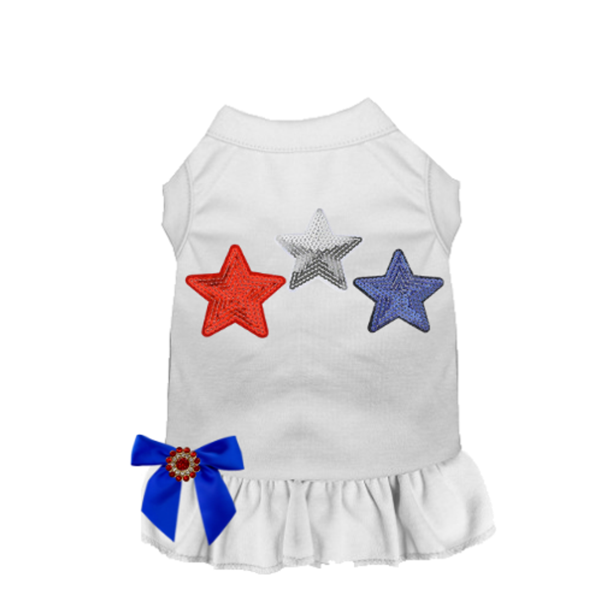 Red, White, & Blue Stars Tee/Dress Image 1