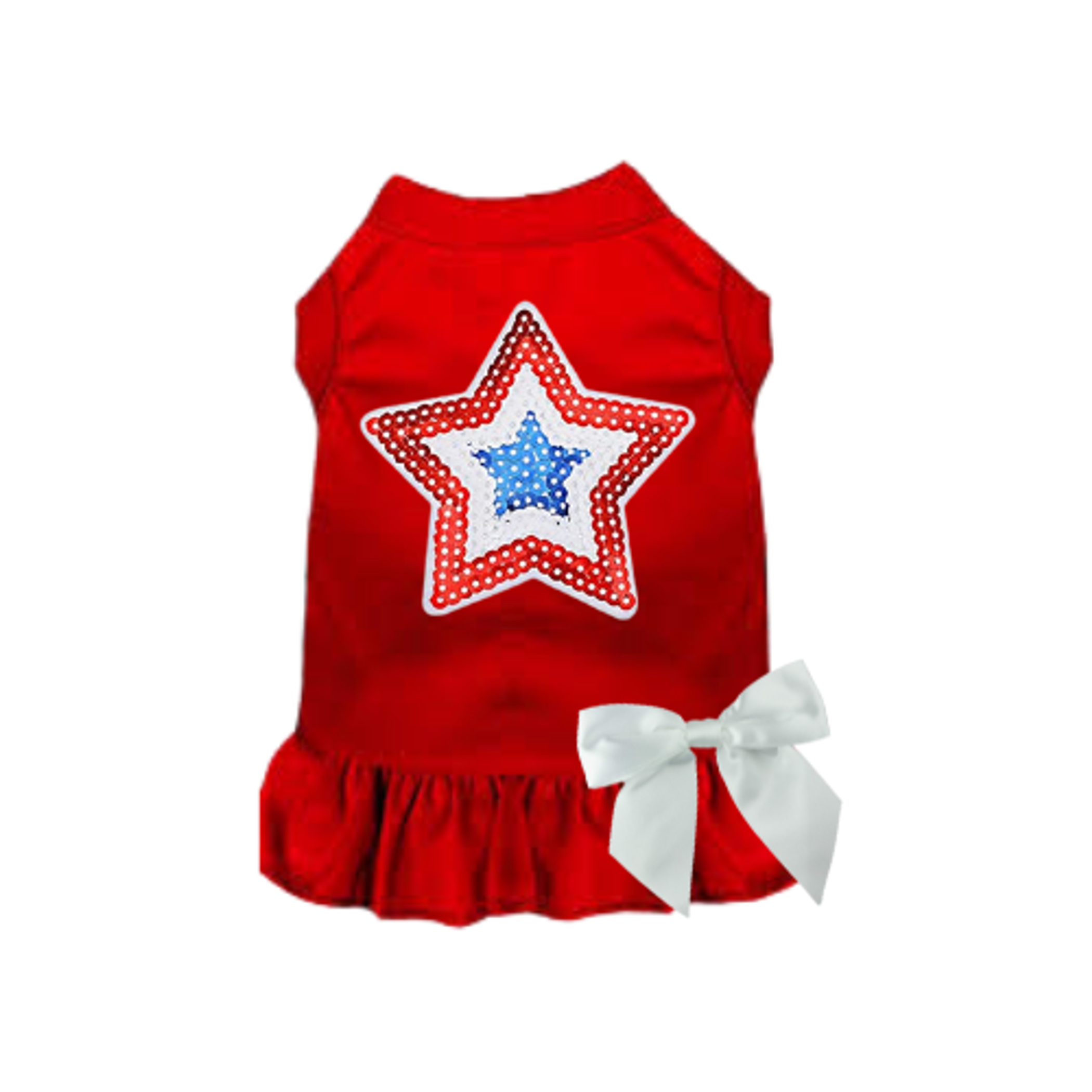 Sequin Star Dress/Tee Image 1