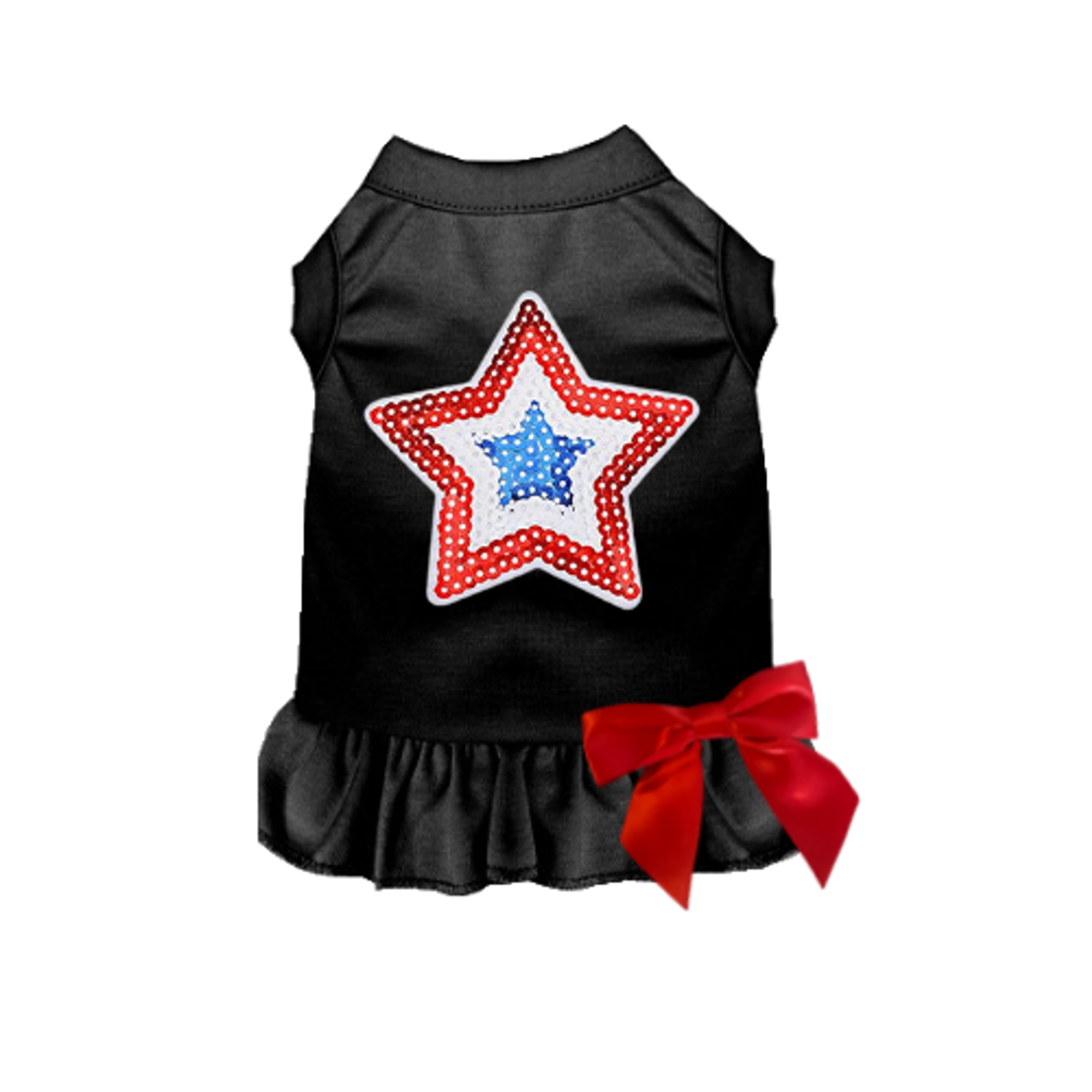 Sequin Star Dress/Tee Image 1