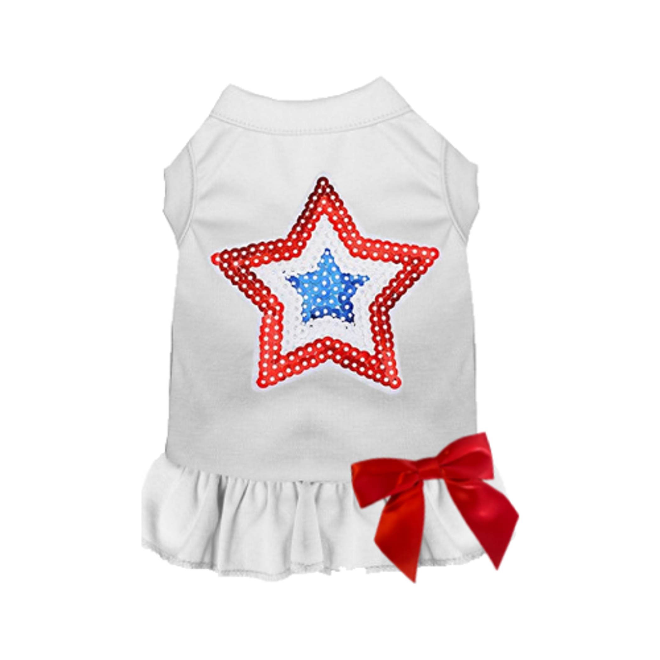 Sequin Star Dress/Tee Image 1