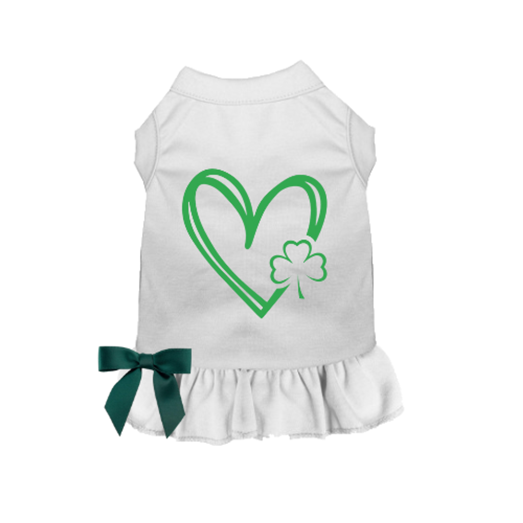 Shamrocks & Hearts Dog Dress/Shirt Image 1