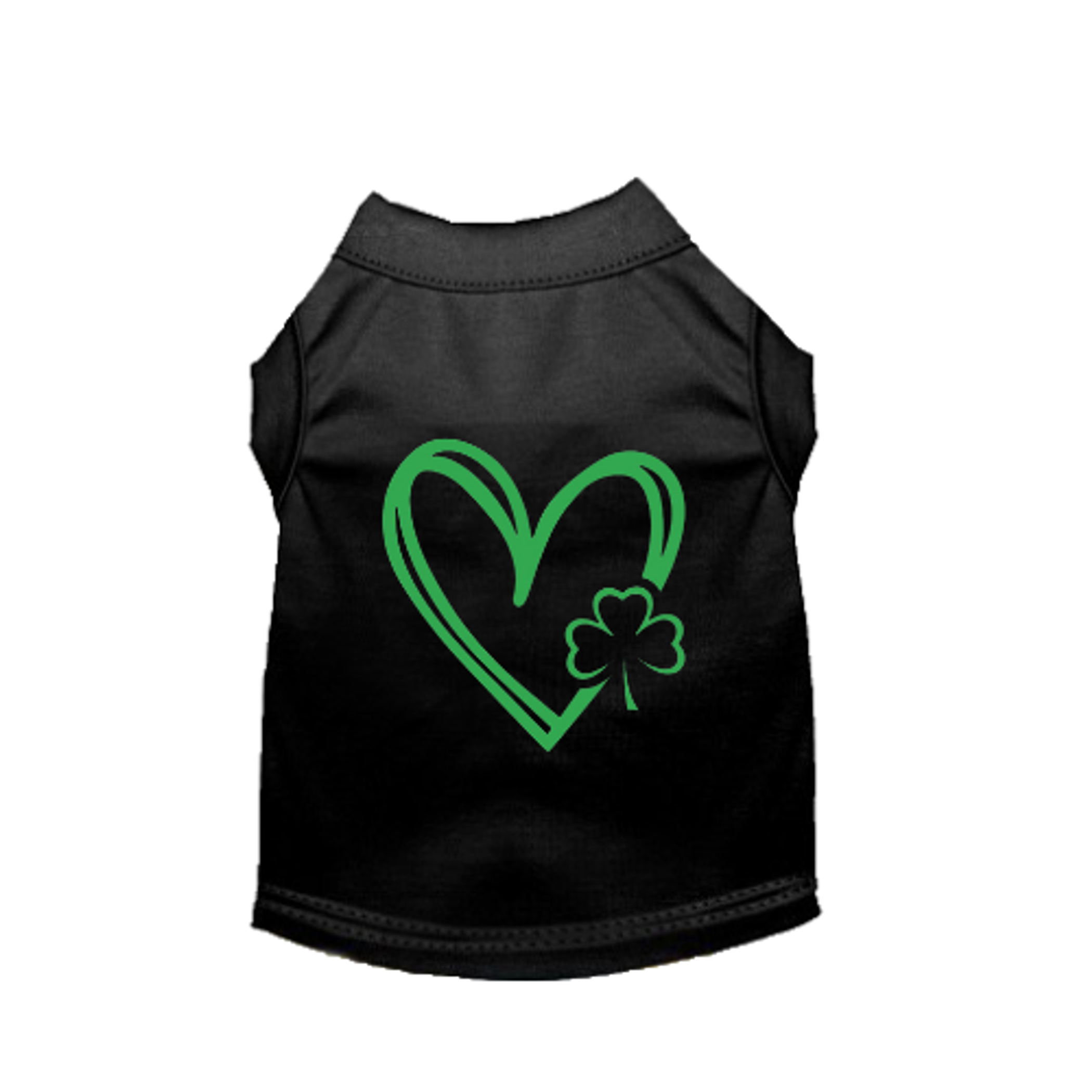Shamrocks & Hearts Dog Dress/Shirt Image 1