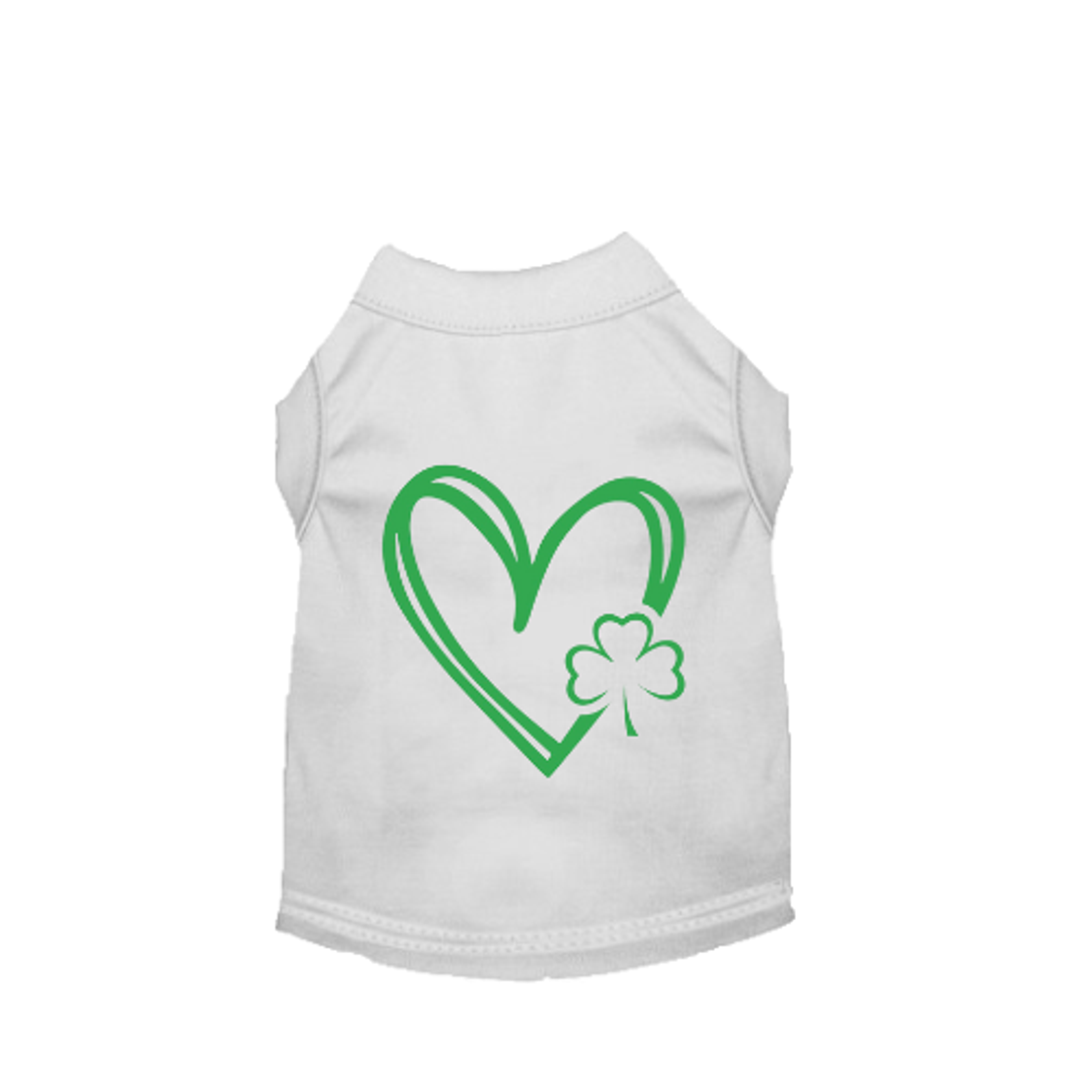 Shamrocks & Hearts Dog Dress/Shirt Image 1