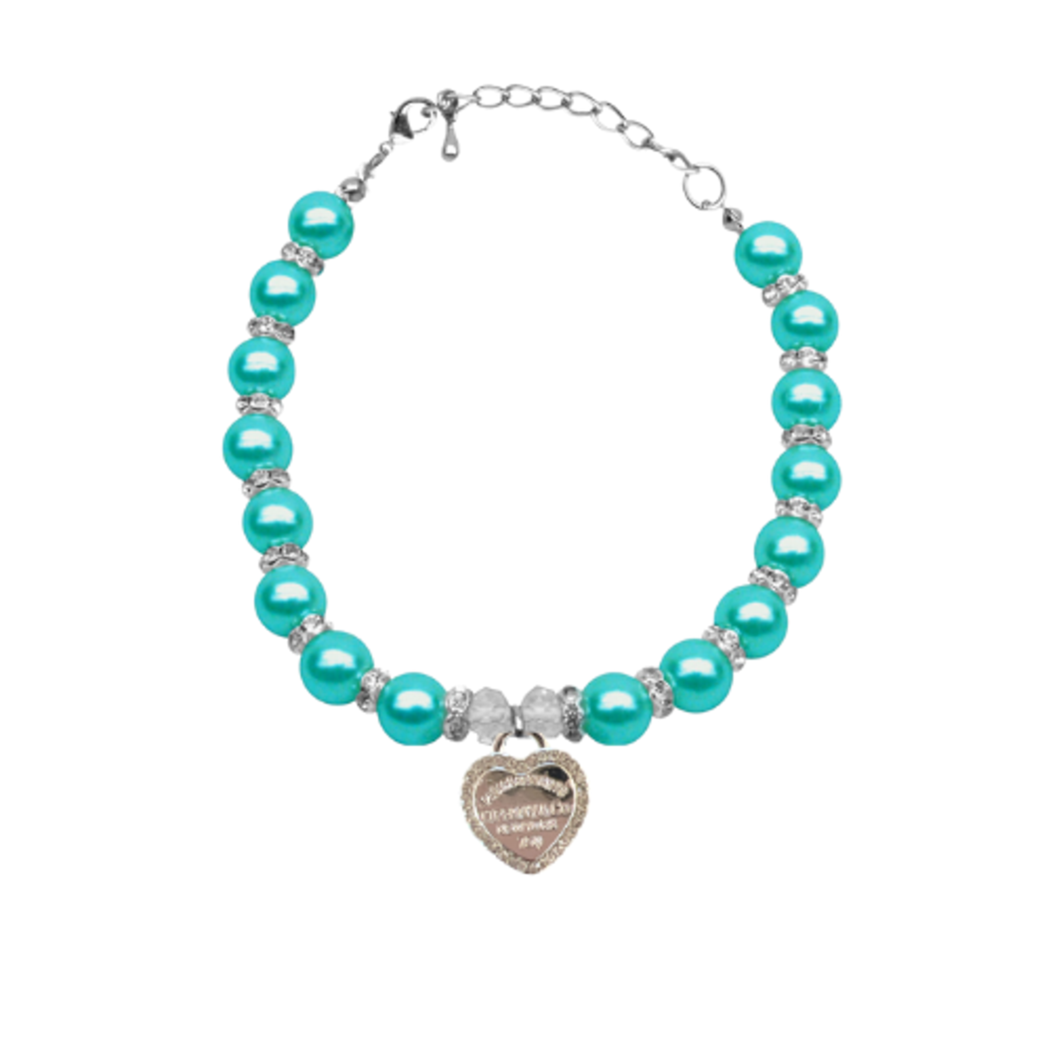 Single Row Pearl Sniffany Dog Necklace Image 1