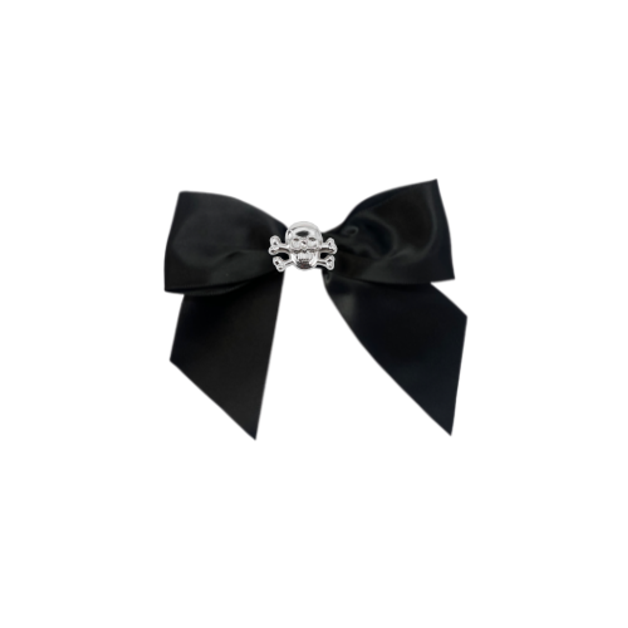 Skull Studded Hair Bow Image 1