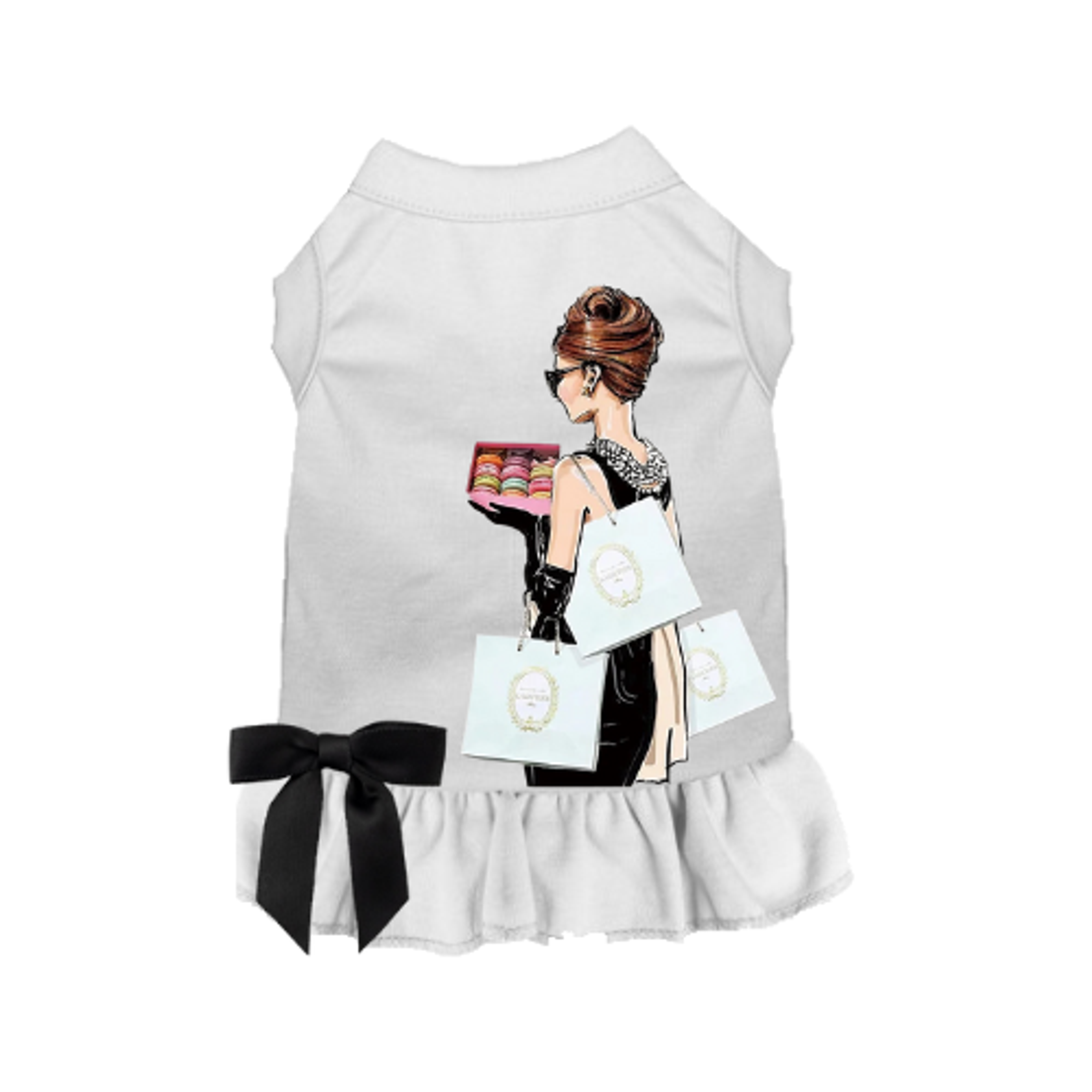 Sniffany & Macaroons, Please- Dog Dress Image 1