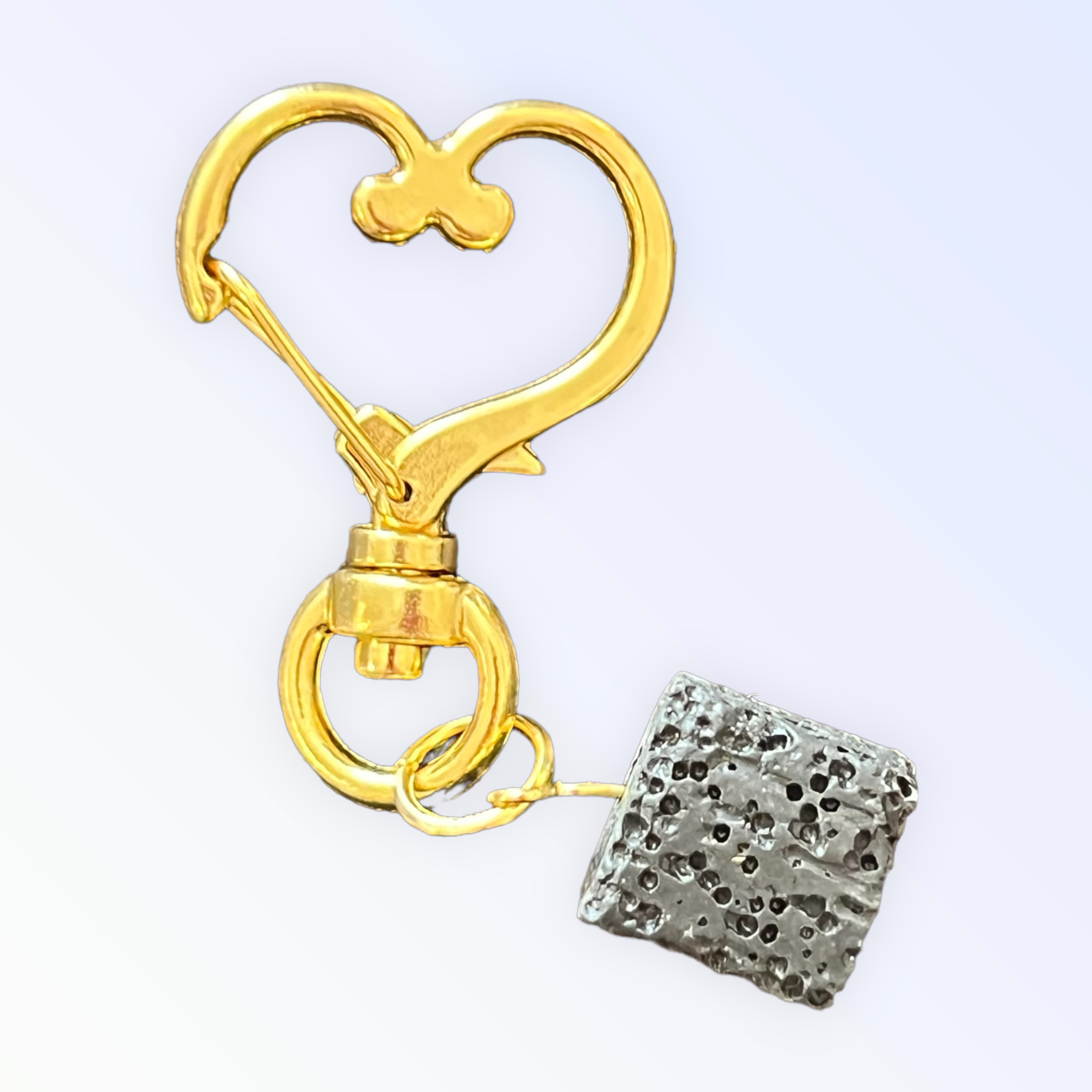 The Black Volcanic Diffuser Collar Charm Image 1