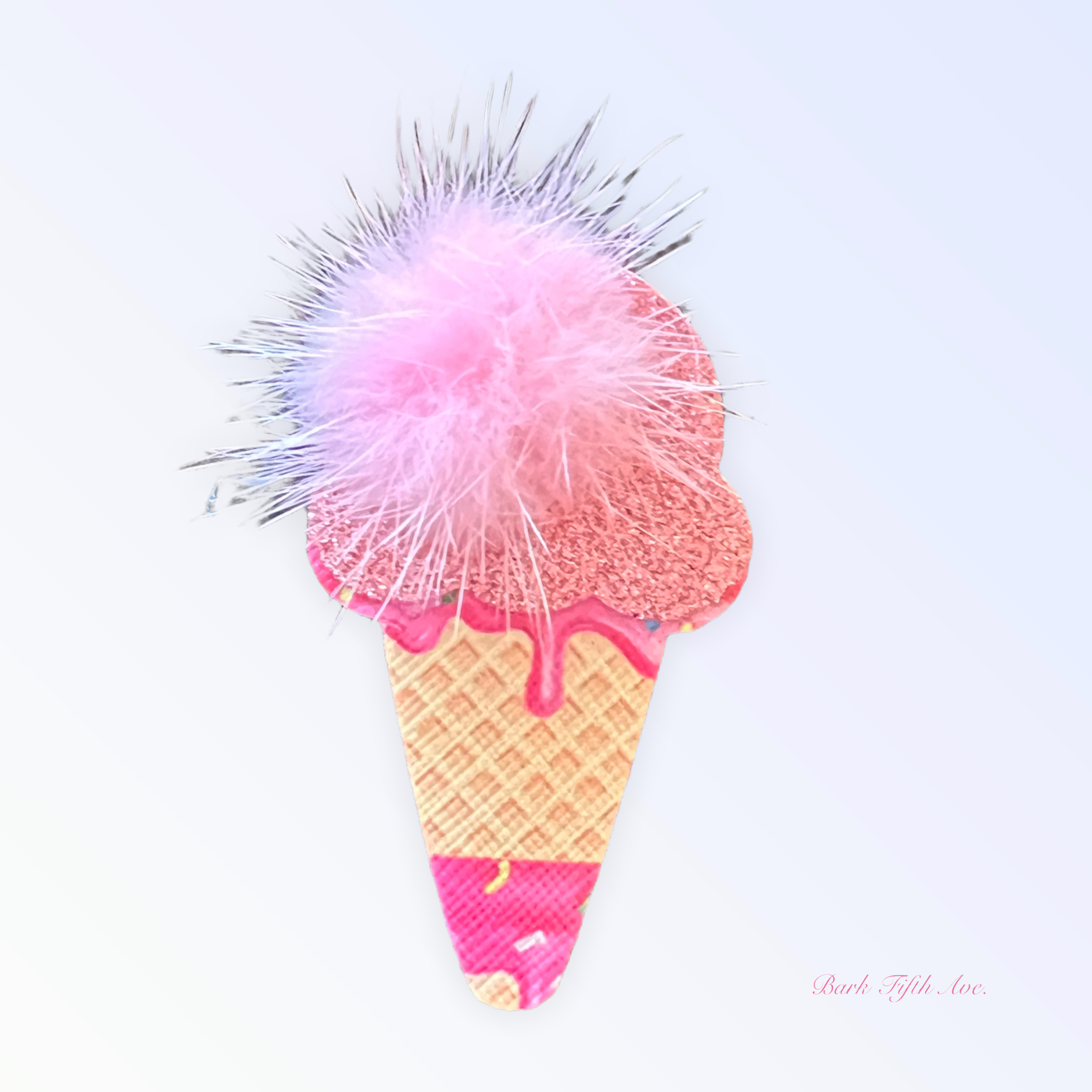 Yummy Ice Cream Drip Cone Hair Clip Image 1