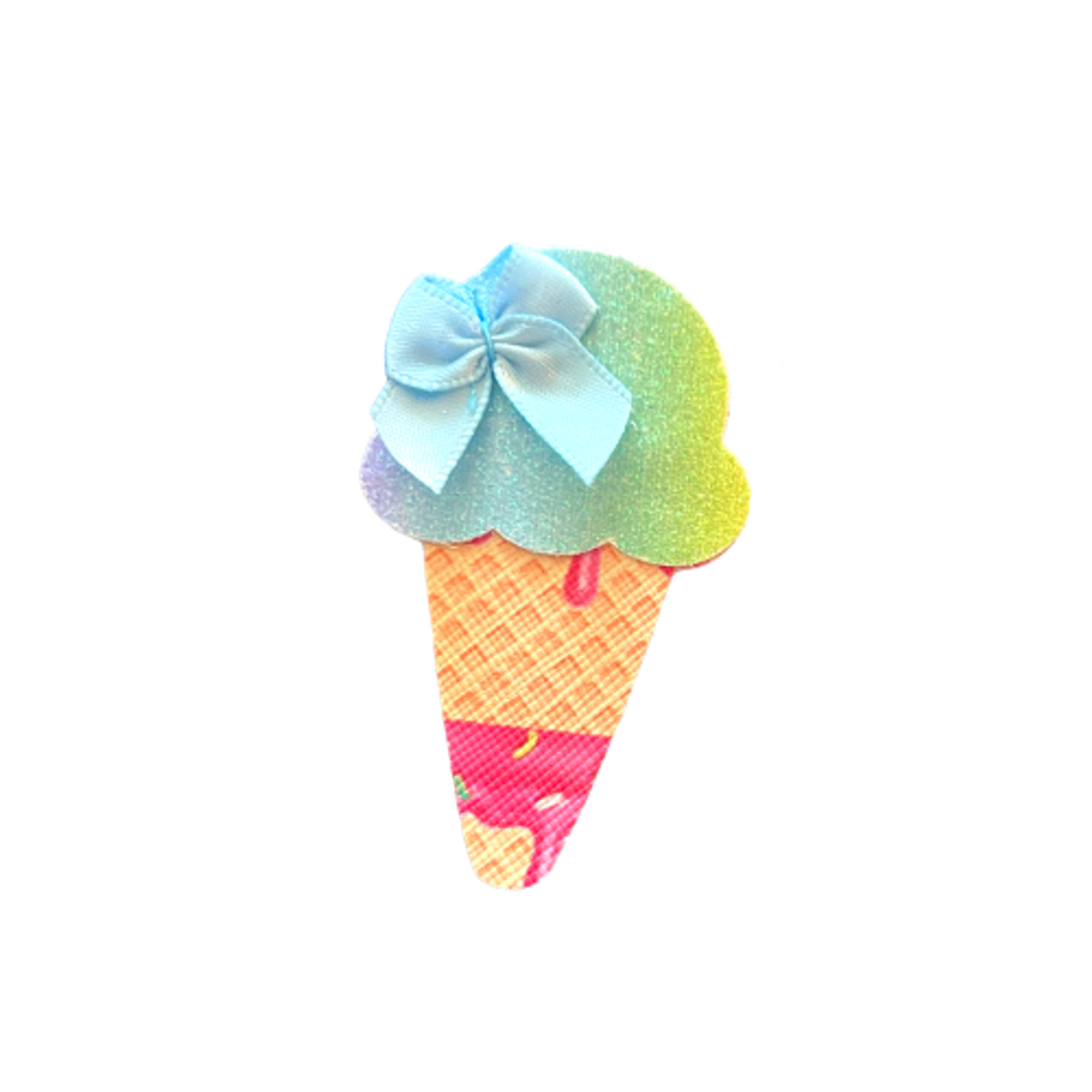 Yummy Ice Cream Drip Cone Hair Clip Image 1