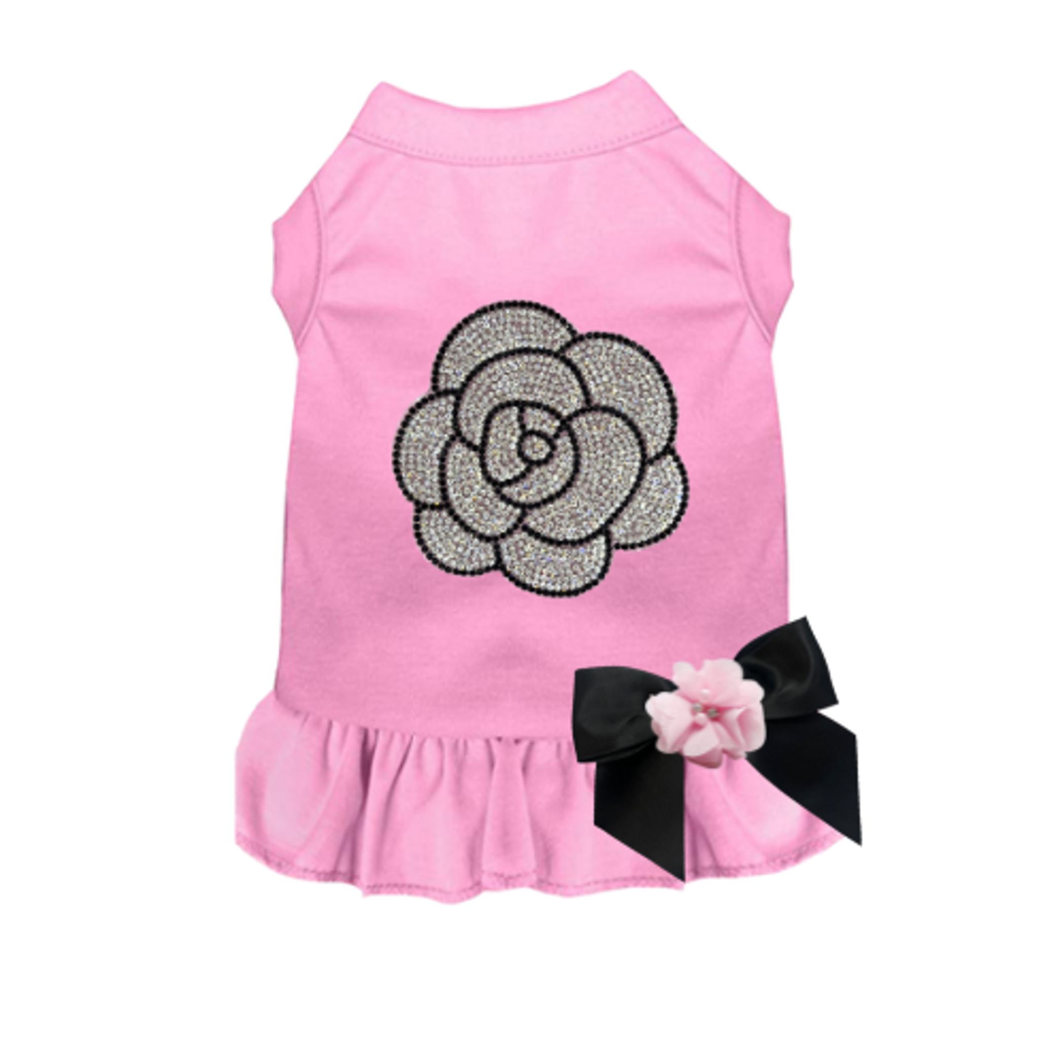 Floral Camellia Rose Dress Image 1