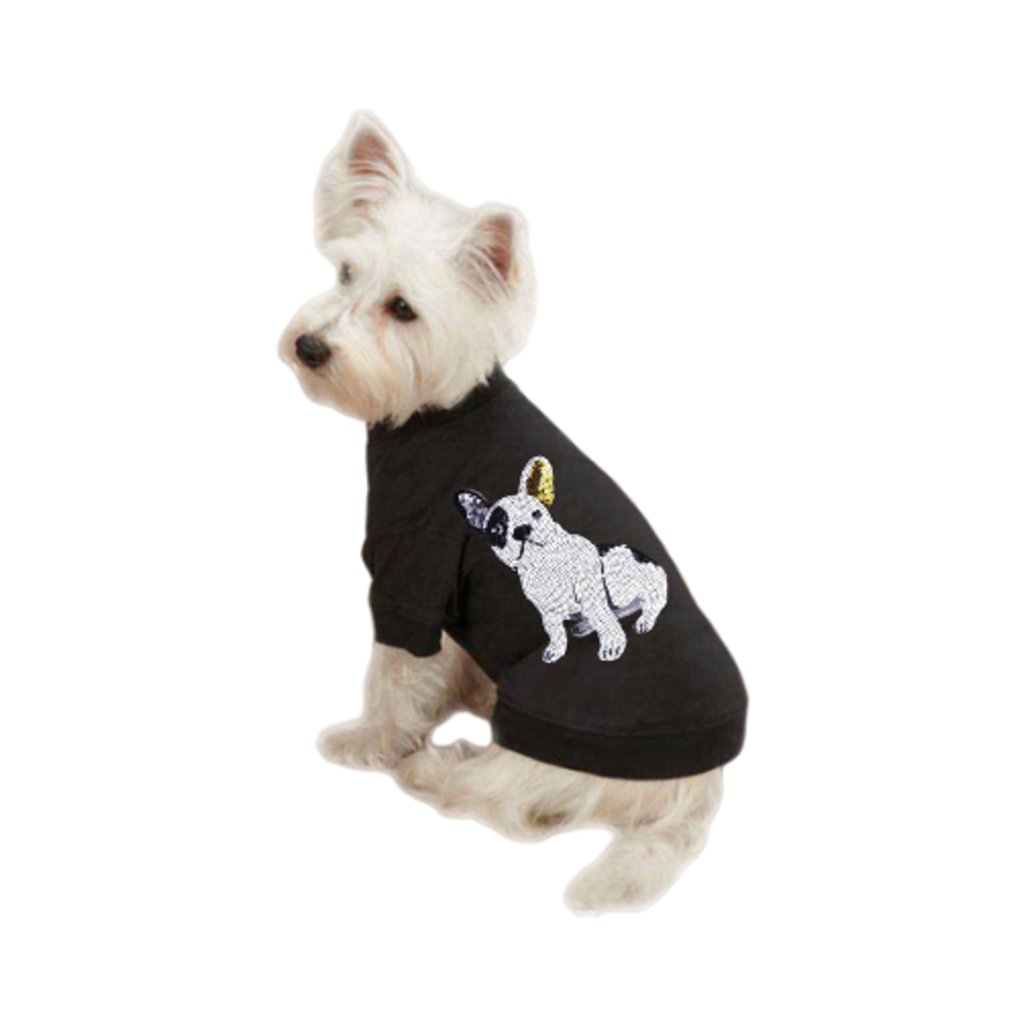 Frenchie Sequin Tee Image 1
