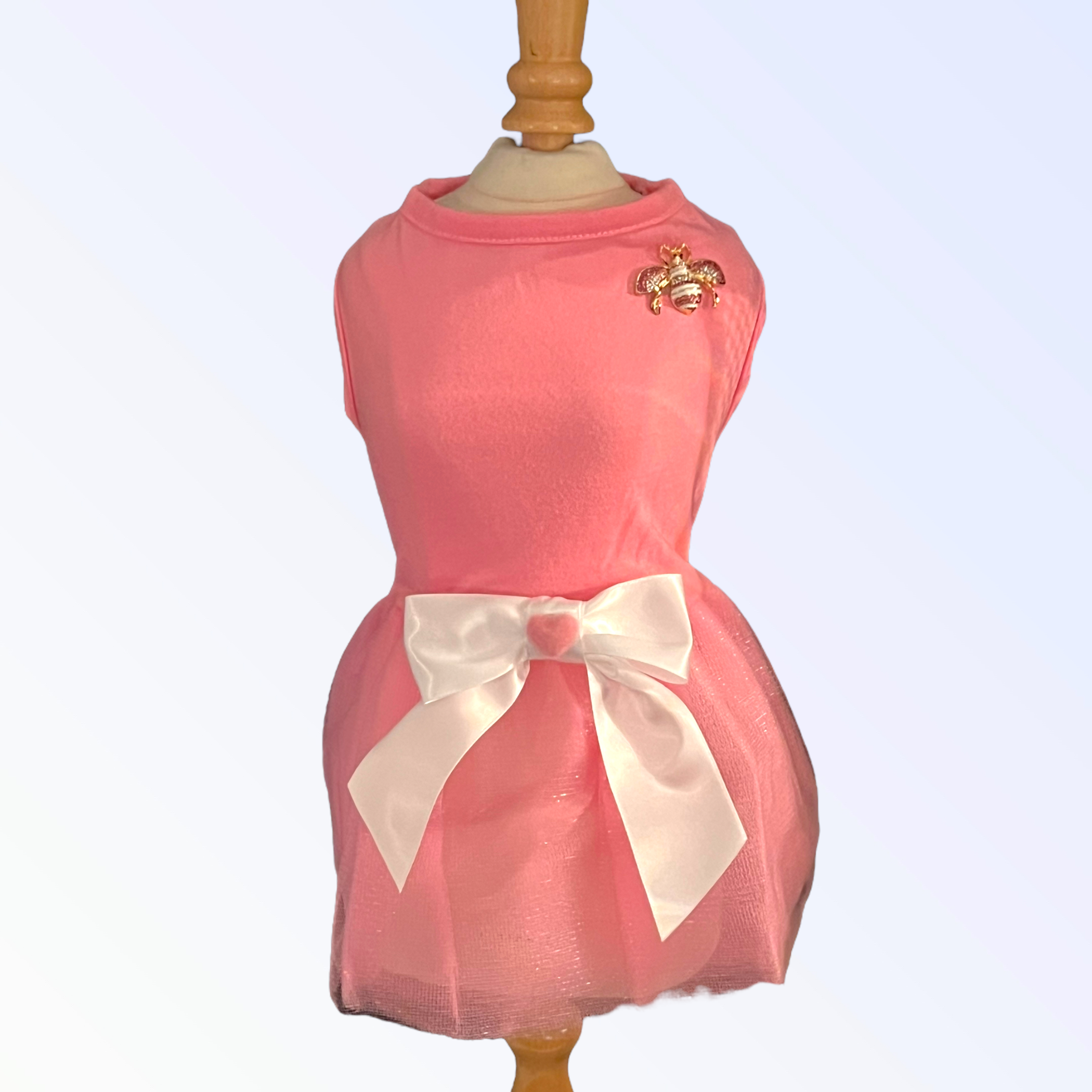 Bee Mine Valentine Dog Dress Image 1