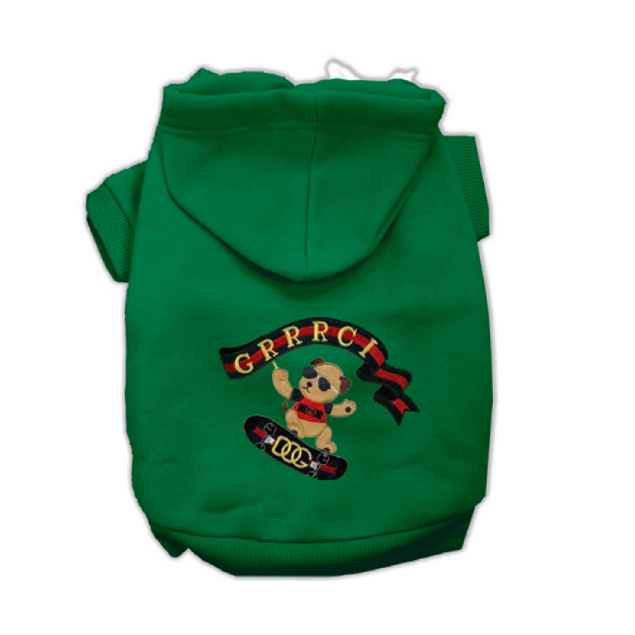 GG Skateboard Dog Hoodie Image 1