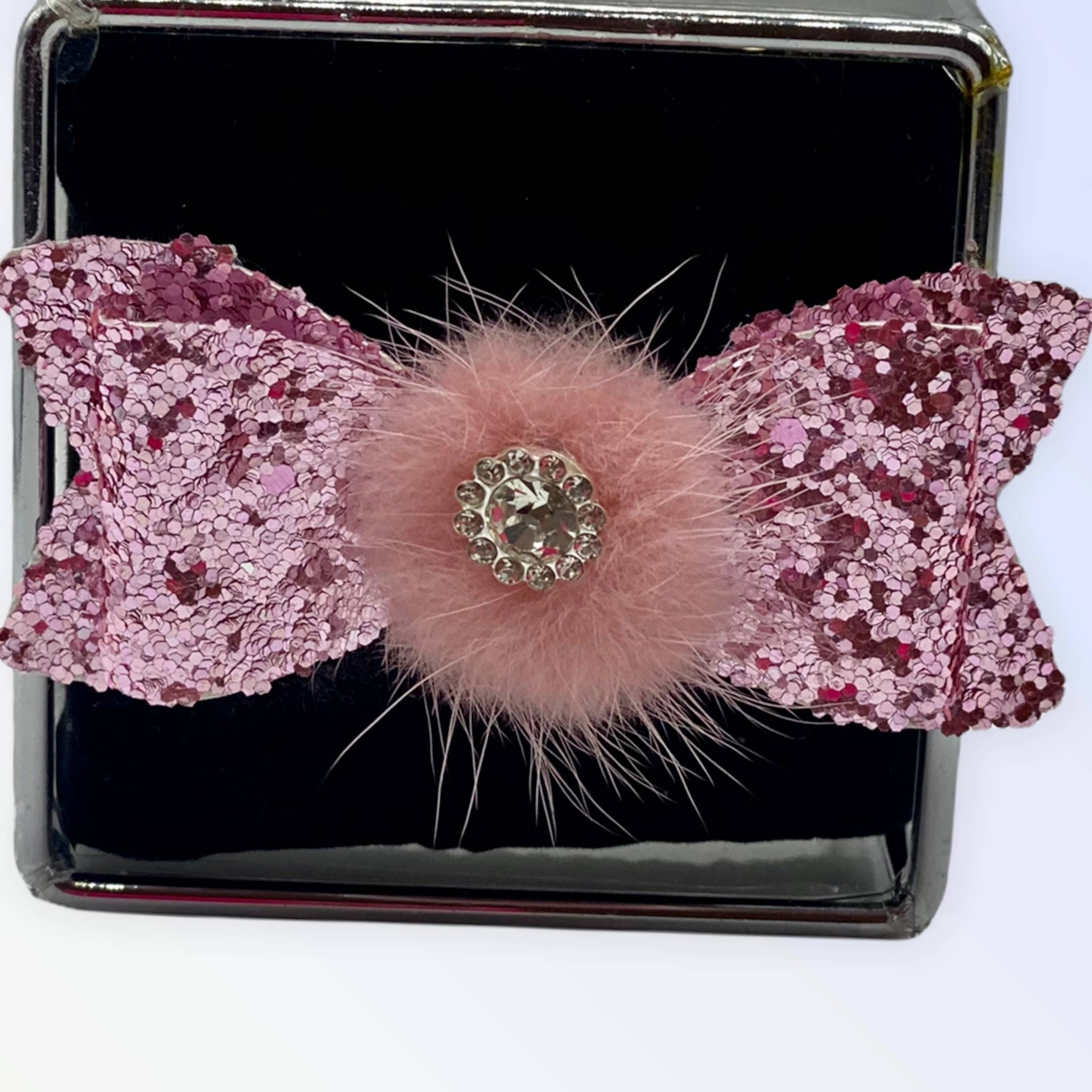 Glamoratzzi Pom Pom Hair Barrettes Image 1