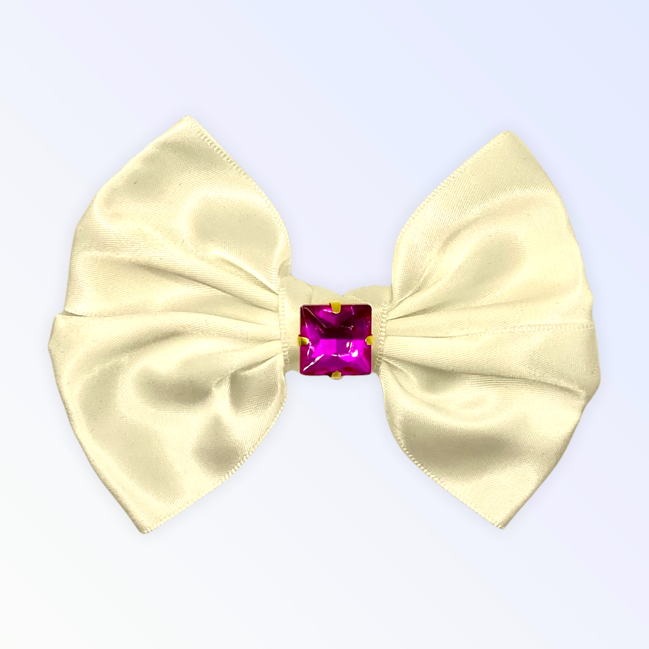 Glass Diamond Rhinestone Bow- Short Image 1