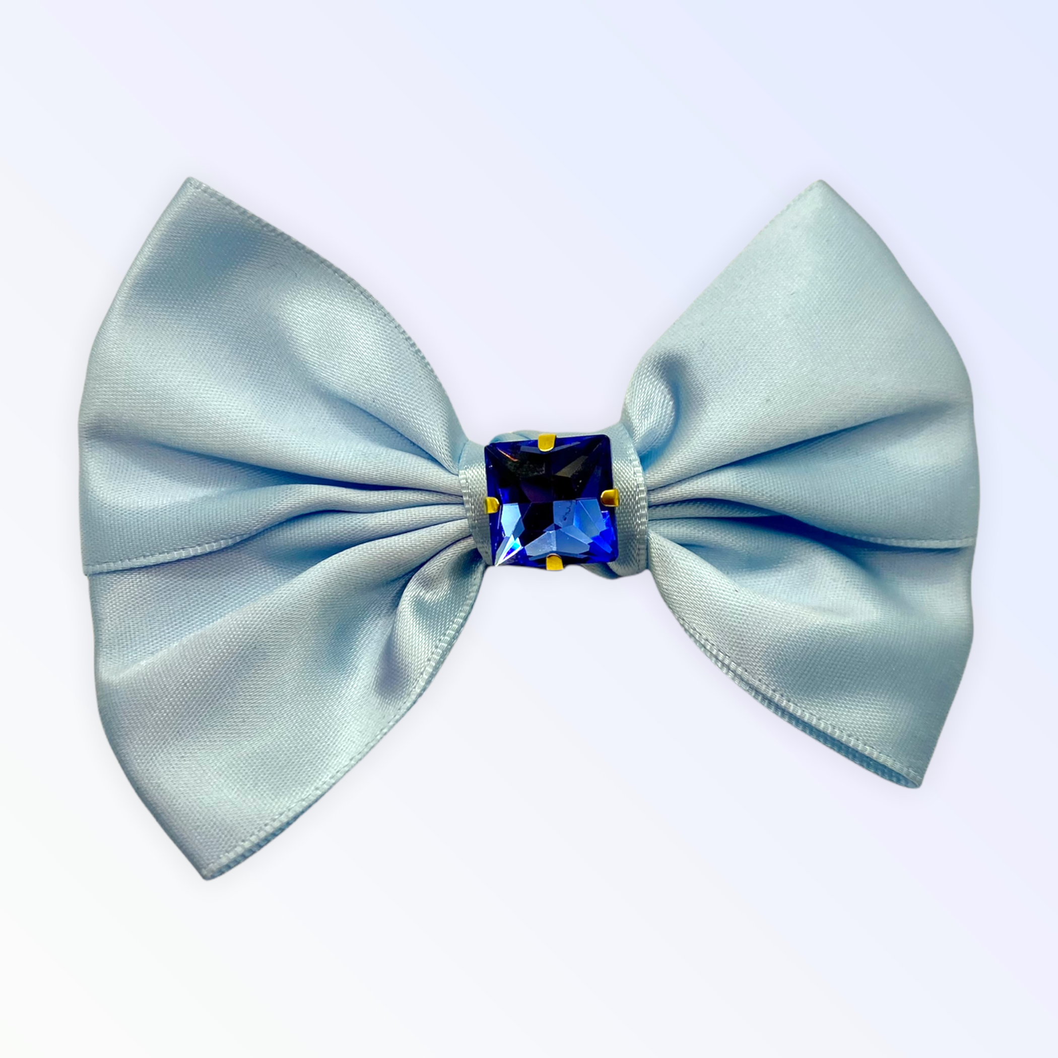 Glass Diamond Rhinestone Bow- Short Image 1