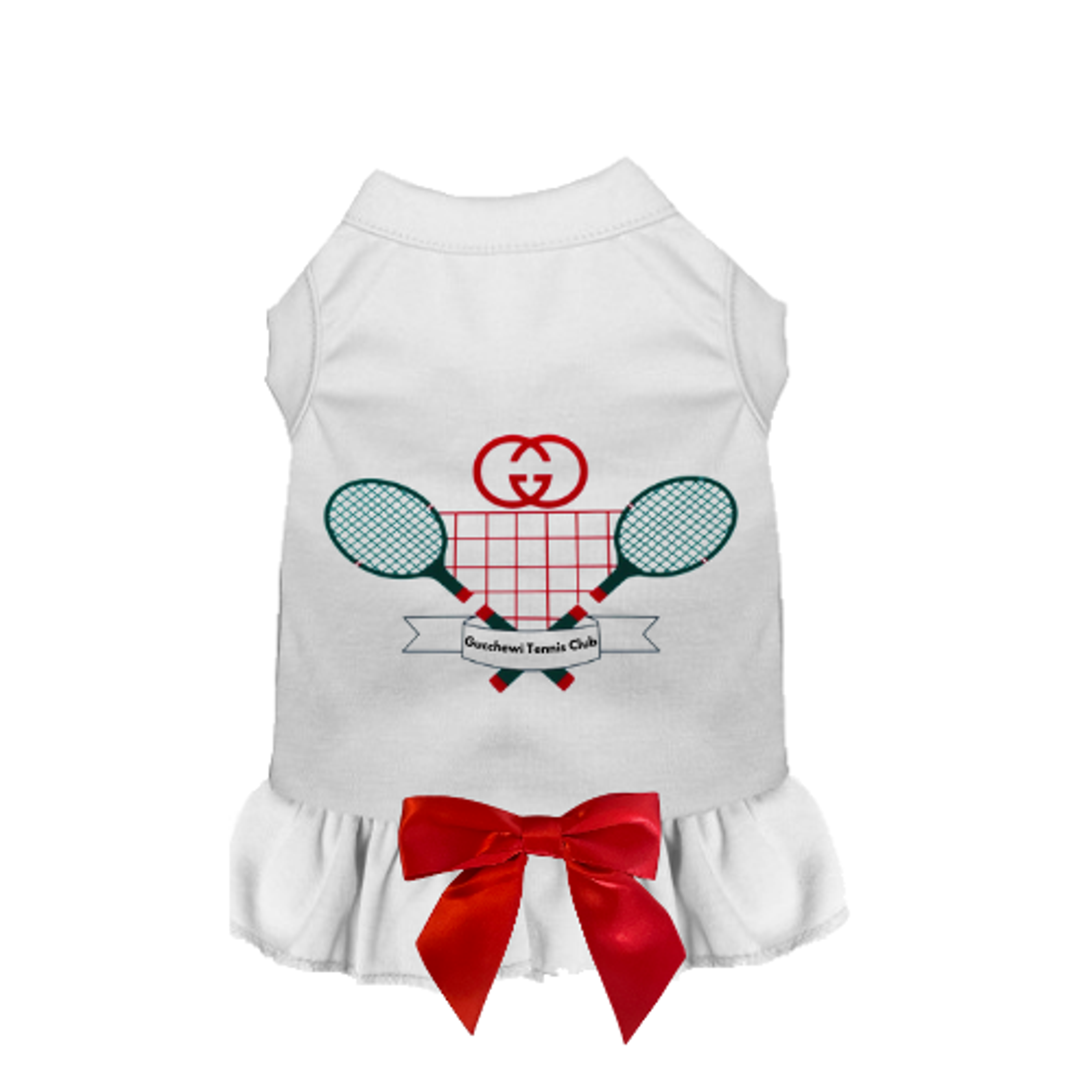 Gucchewi Tennis Club Dog Outfit Image 1