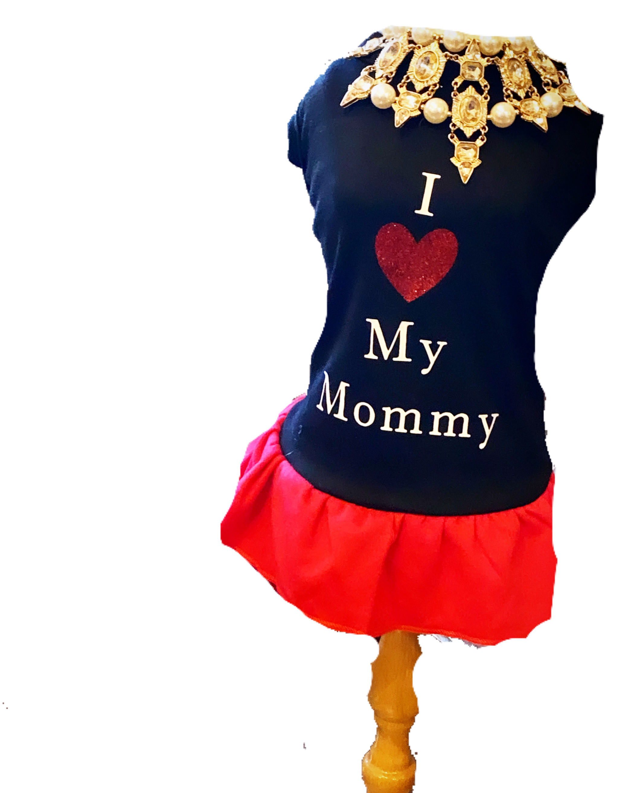 I Love  My Mommy Dress Image 1